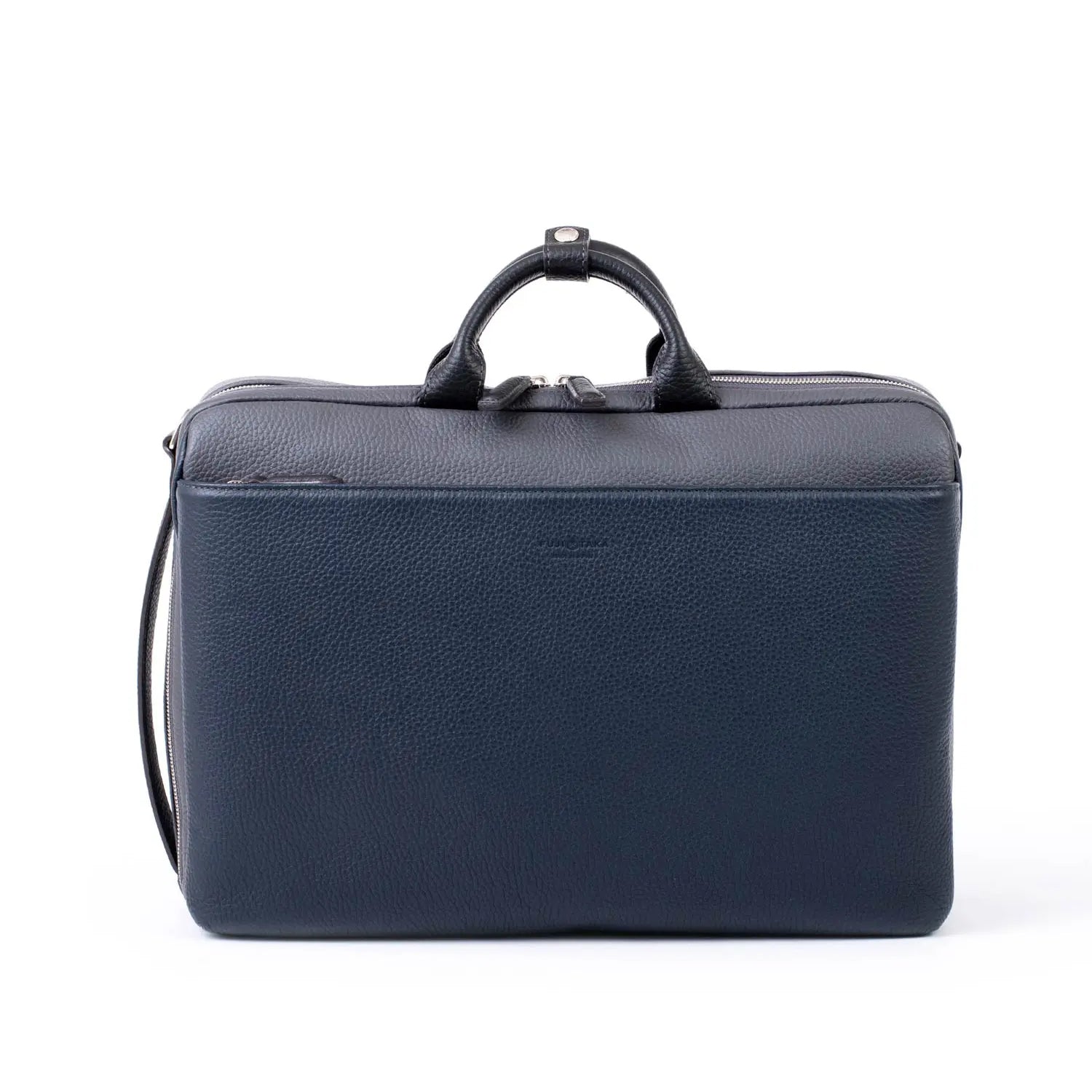 FUJITAKA|Sol 三用皮革商務/後背包 (深藍)