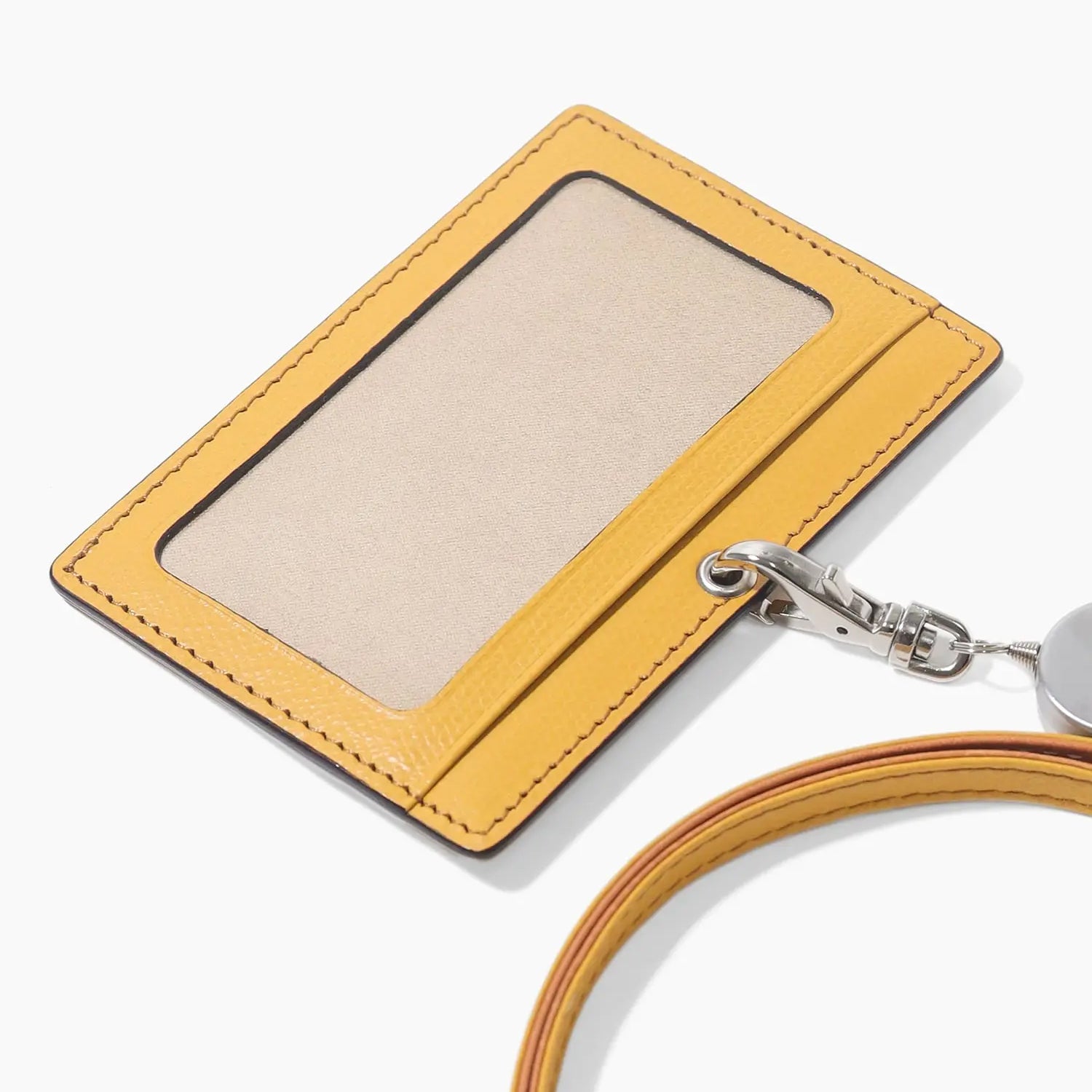 FUJITAKA|Orb 證件/通行證卡夾 (黃)