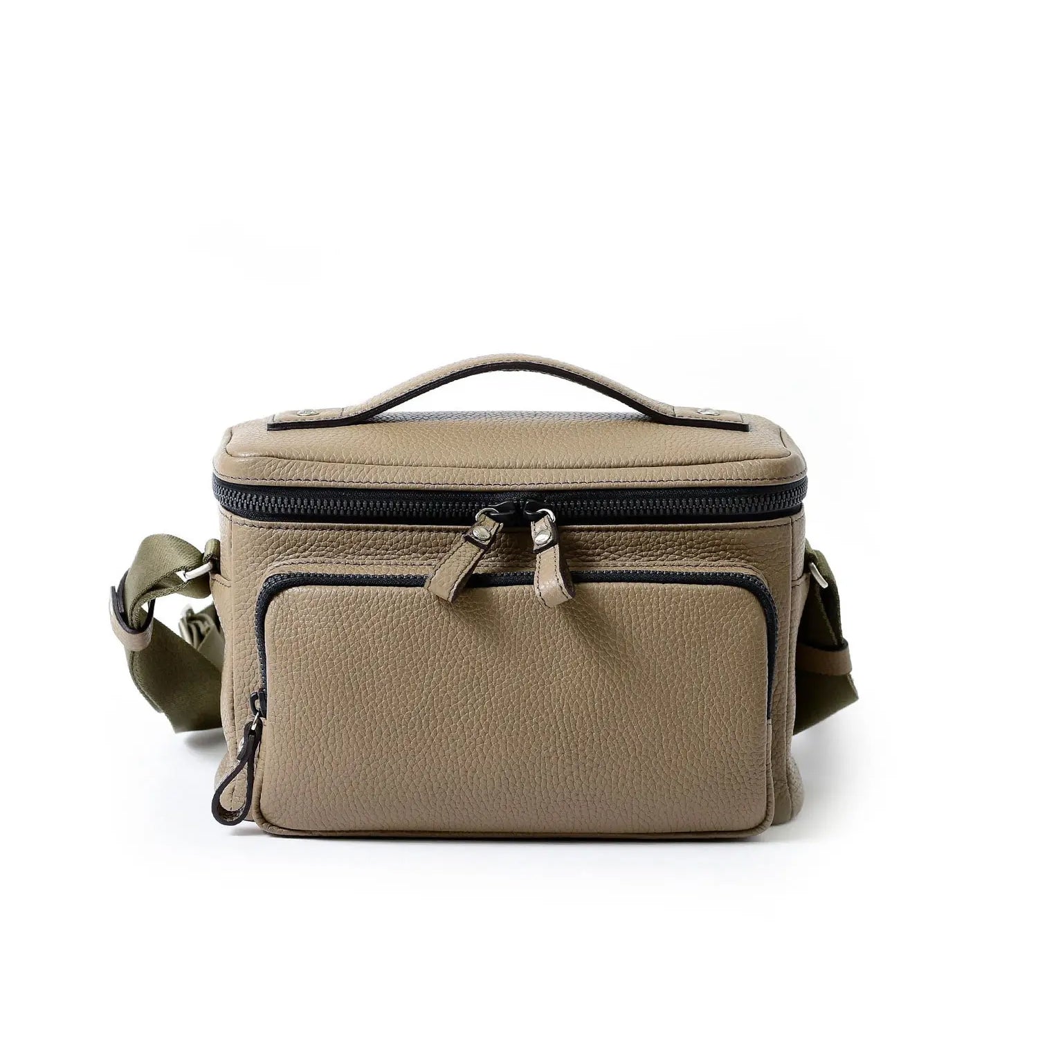 FUJITAKA|瀨尾浩司 箱型相機包 (卡其棕)