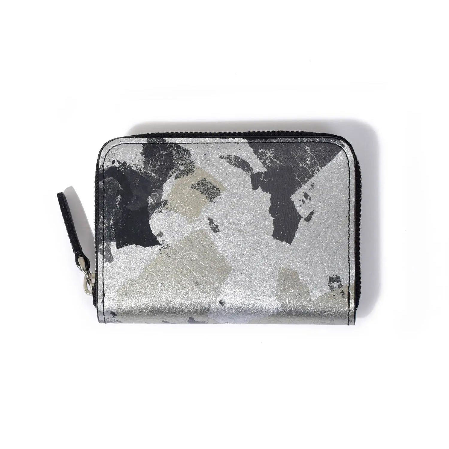 FUJITAKA| Haku 盒型零錢包 (銀/黑)