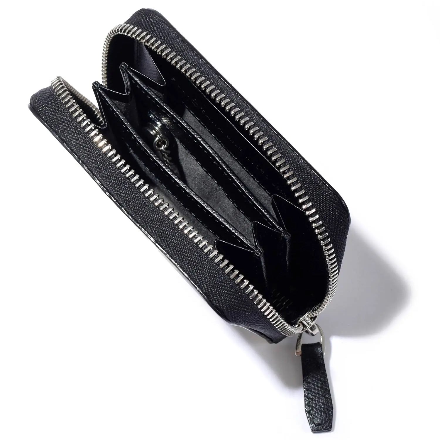 FUJITAKA| Haku 鑰匙零錢包 (銀/黑)