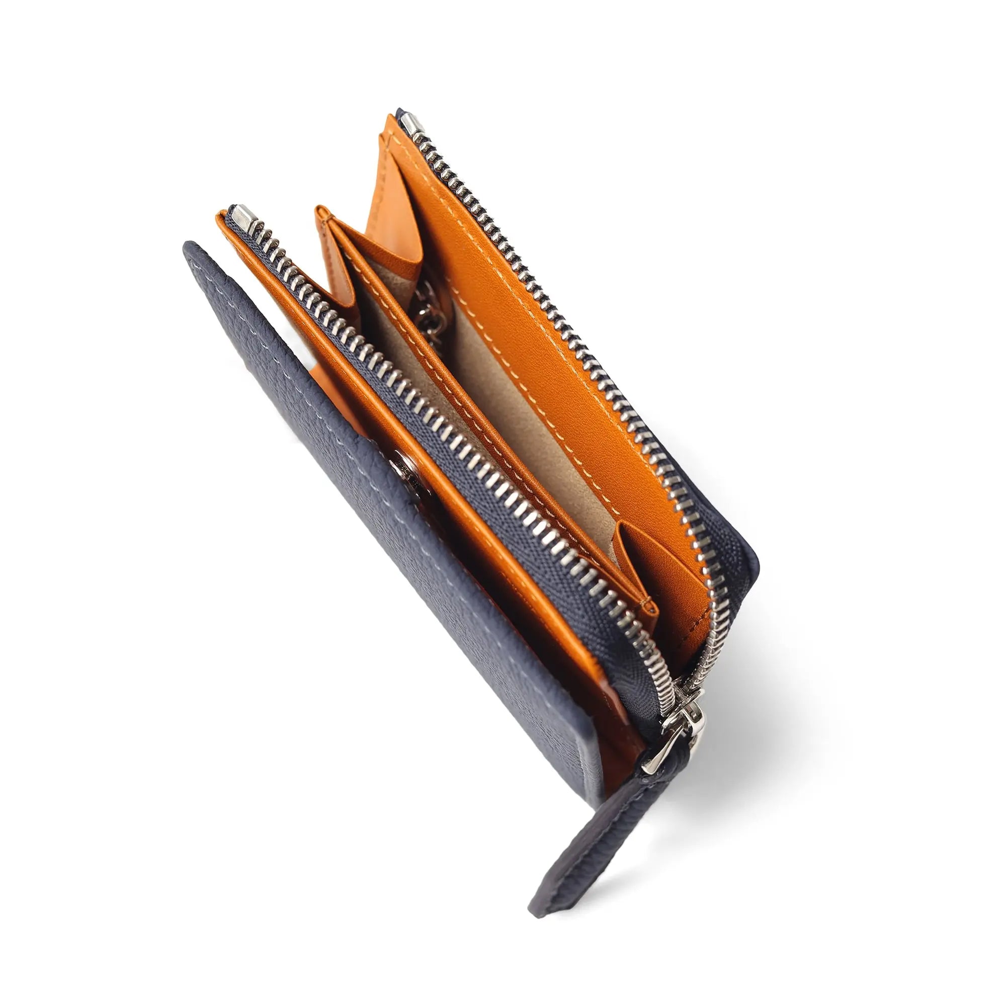 FUJITAKA|Mousse 證件夾零錢包 (深藍)