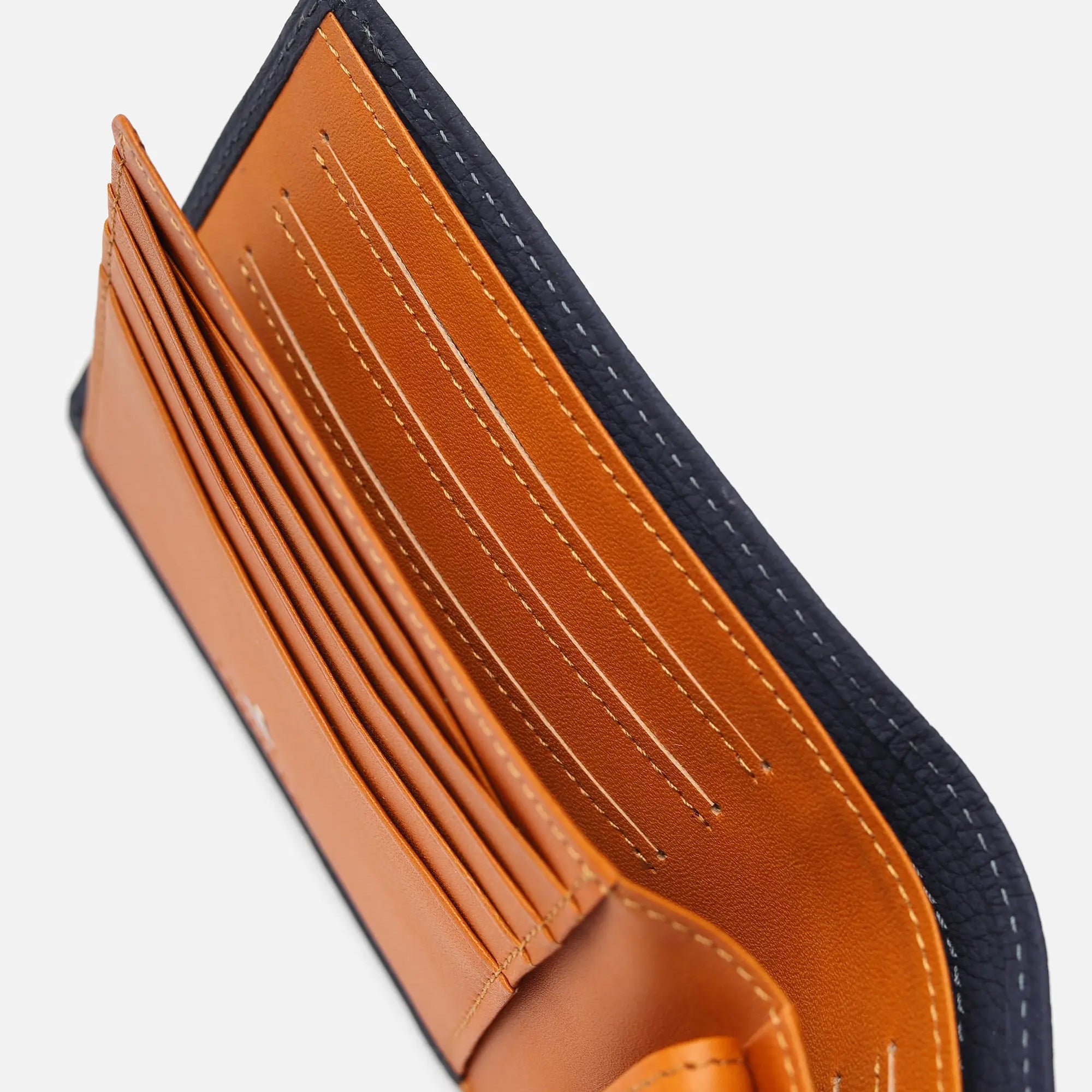 FUJITAKA|Mousse 對摺短夾 (深藍)