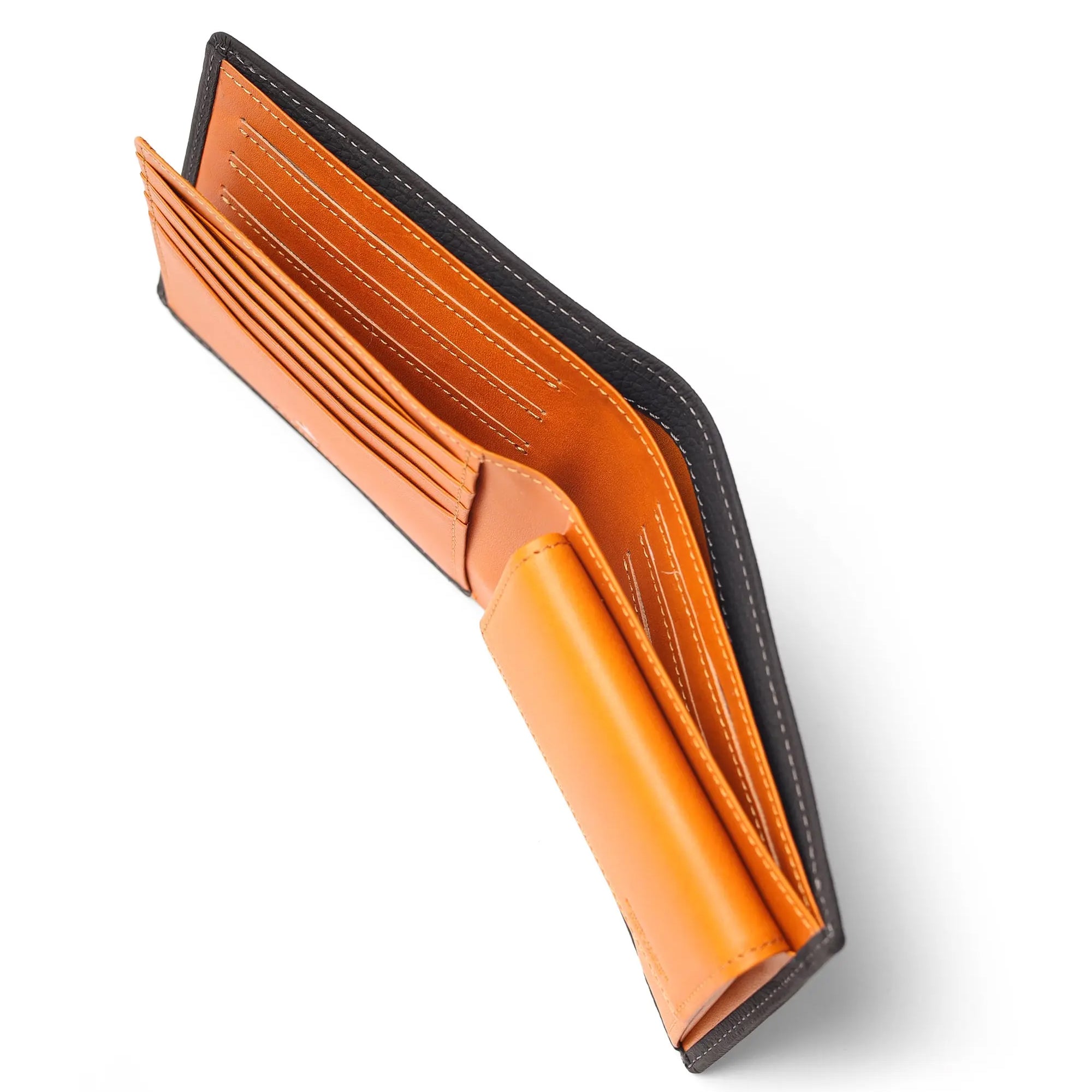 FUJITAKA|Mousse 對摺短夾 (黑)