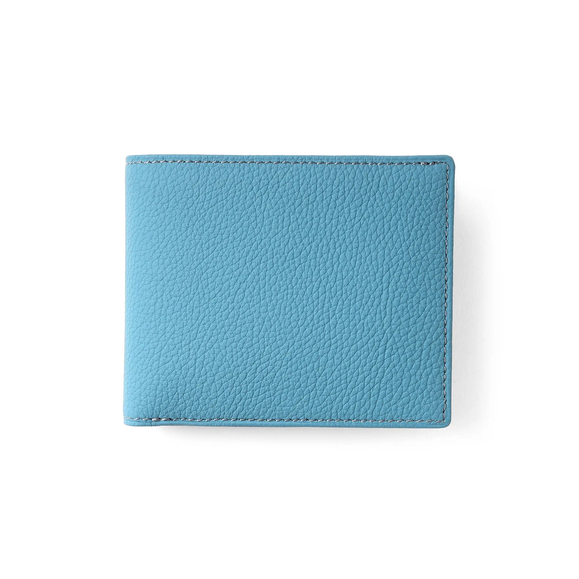 FUJITAKA|Mousse 對摺短夾 (天空藍)