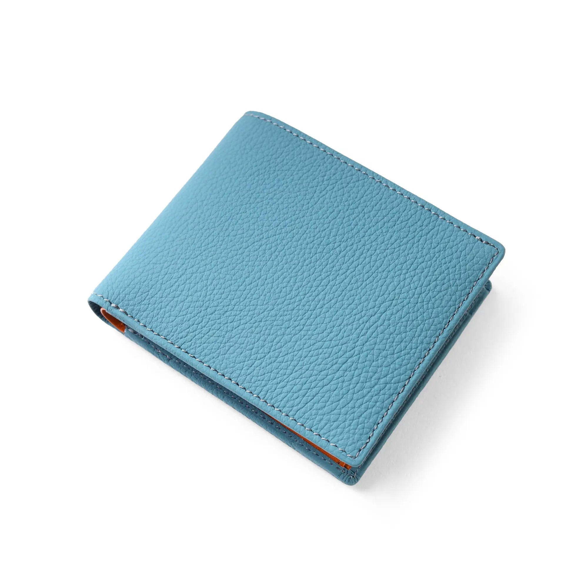 FUJITAKA|Mousse 對摺短夾 (天空藍)