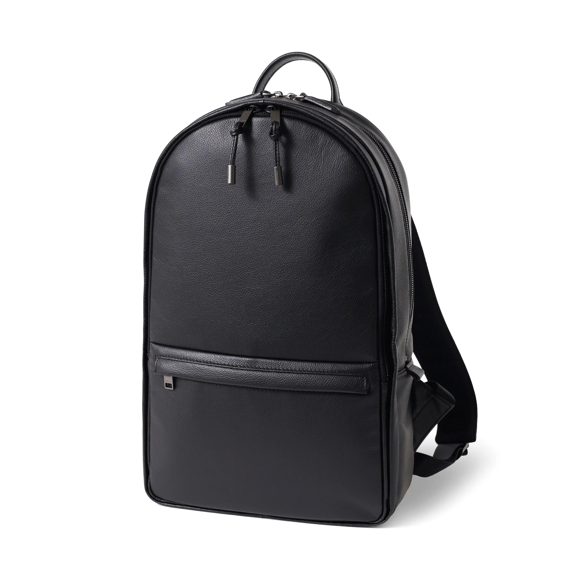 FUJITAKA|Pacchetto A4 皮革後背包 (黑)