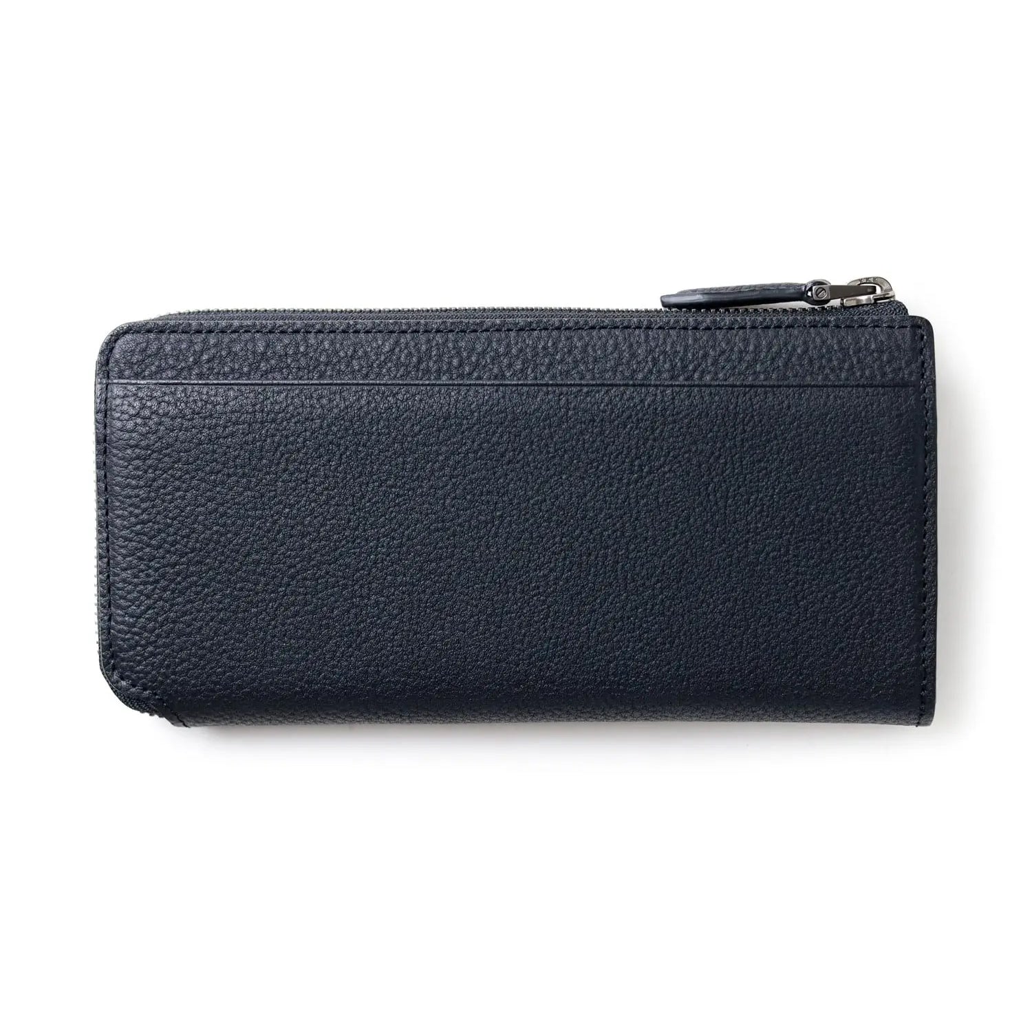 FUJITAKA|Extra Soft L型皮革拉鍊長夾 (黑)