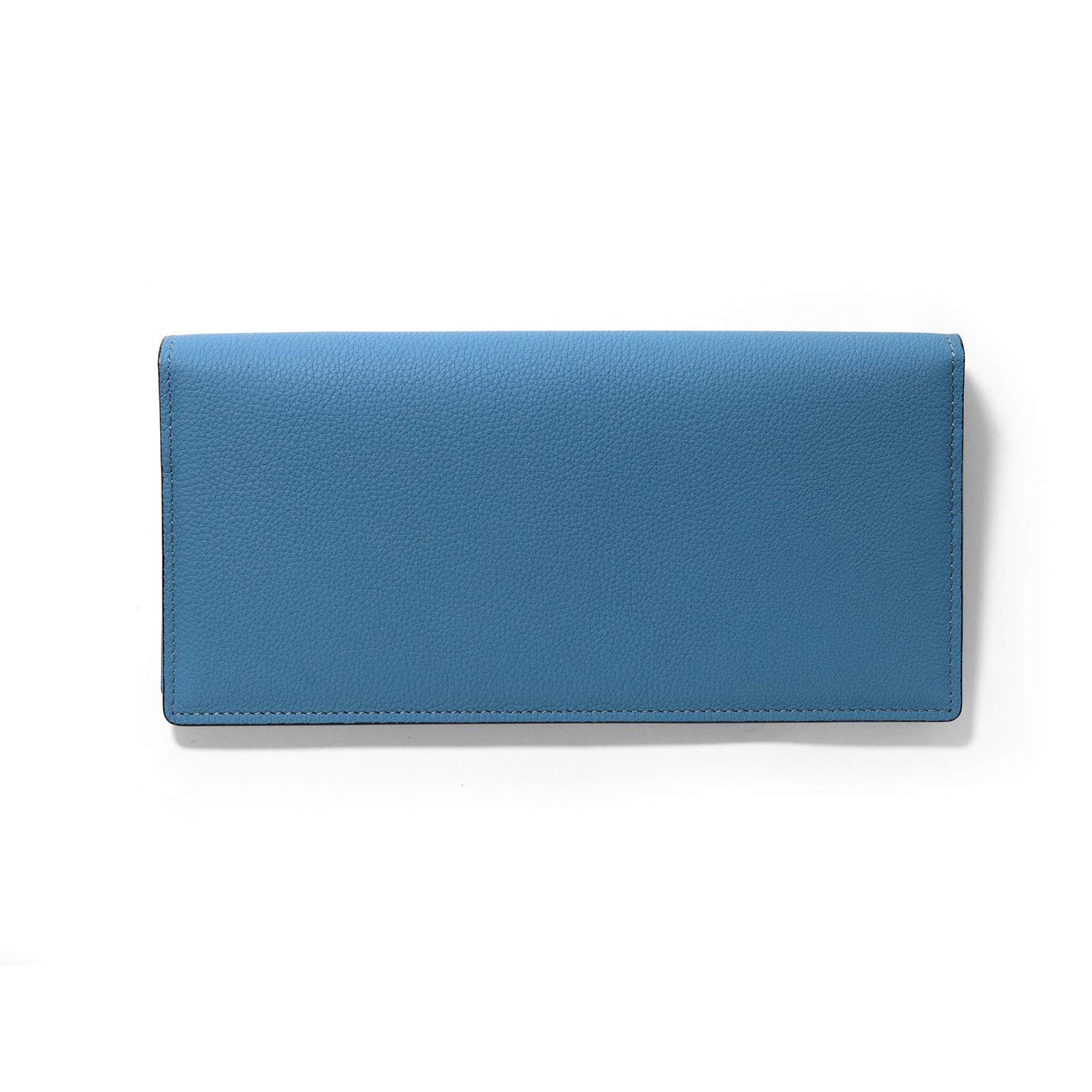 FUJITAKA|Bubble Light 柔軟皮革長皮夾 (天空藍)