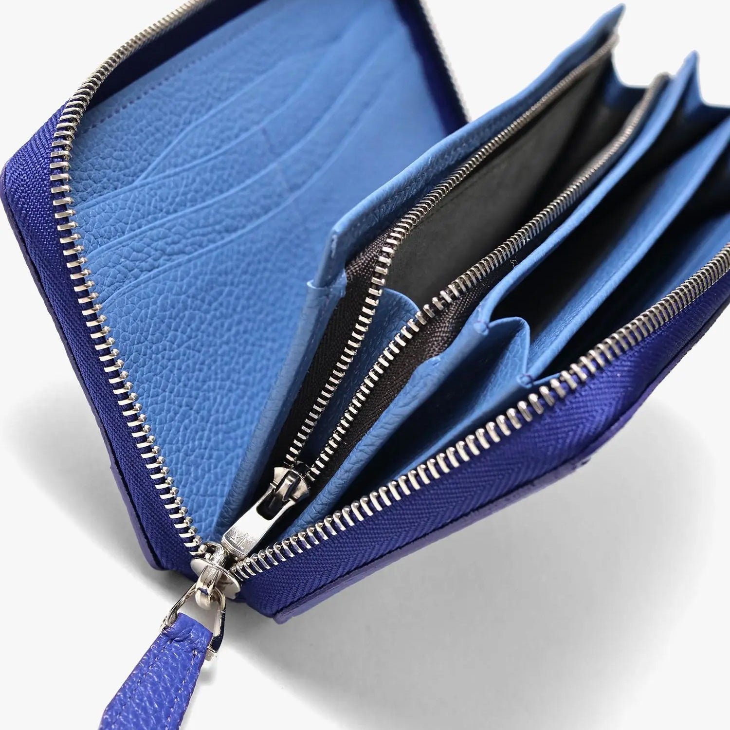 FUJITAKA|松任谷正隆 M.M 拉鍊長夾 (藍)