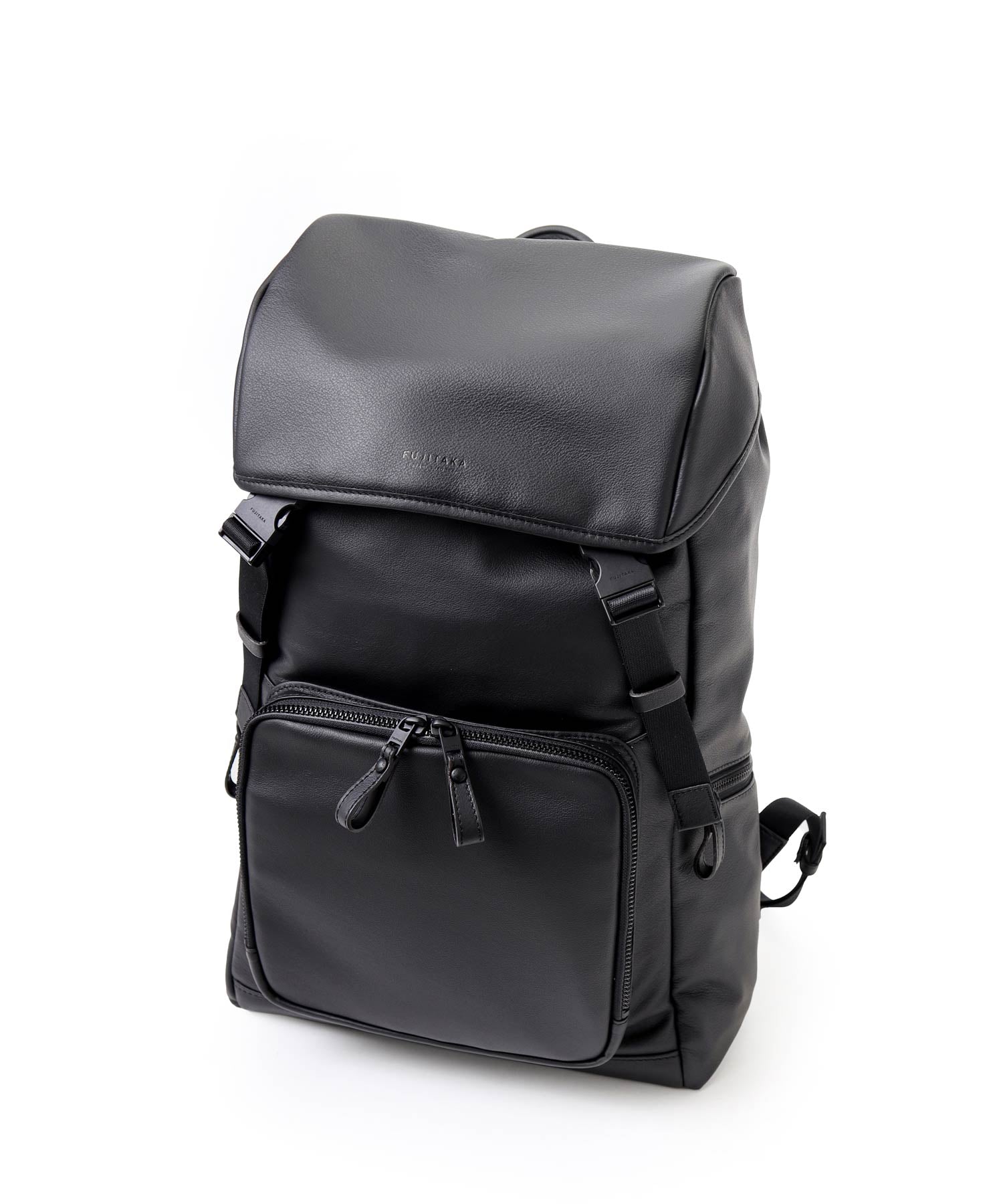 FUJITAKA|Locus 皮革後背包 (黑)