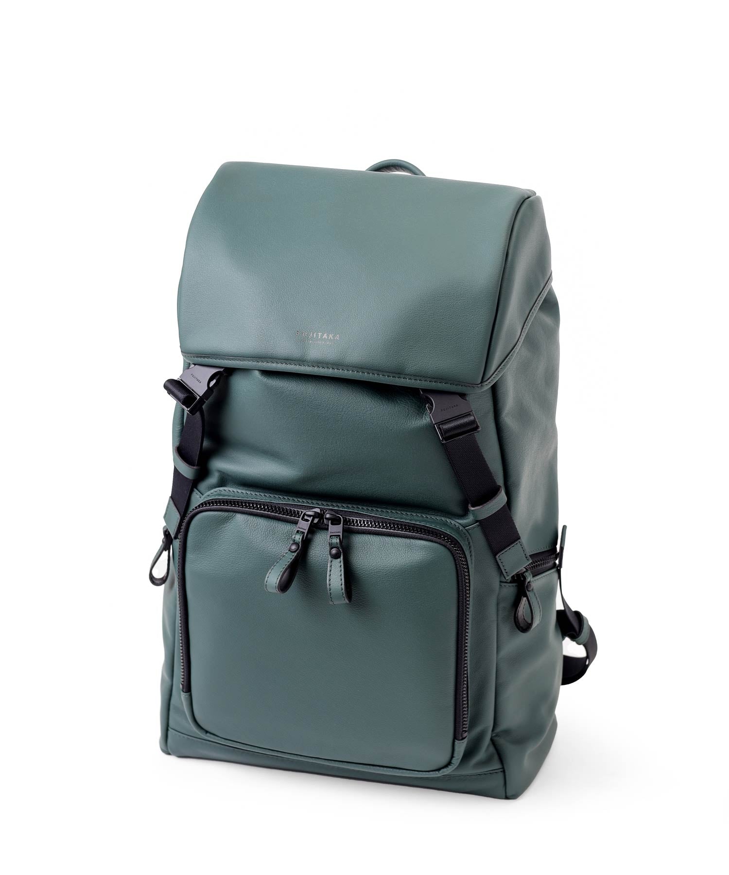 FUJITAKA|Locus 皮革後背包 (深綠色)