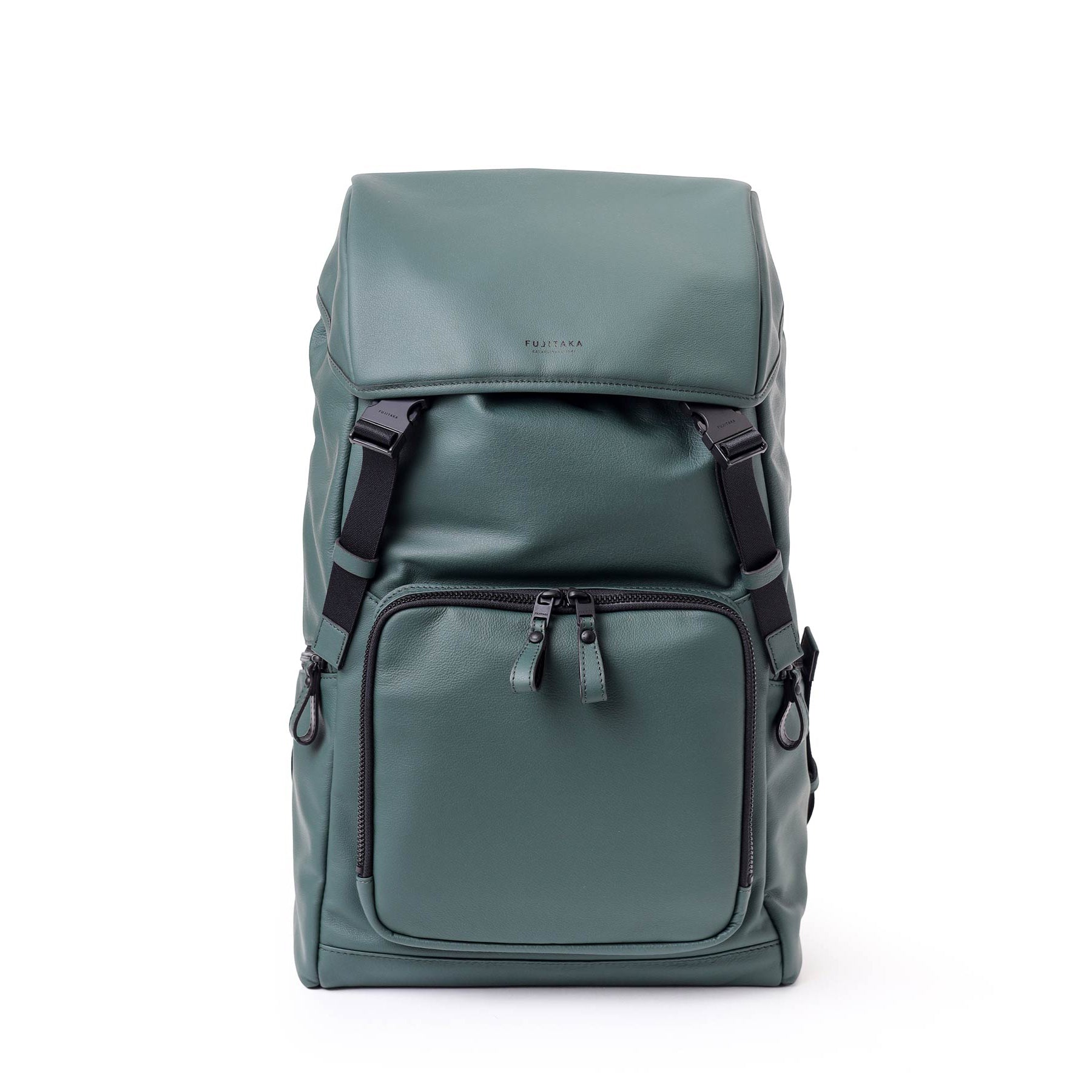 FUJITAKA|Locus 皮革後背包 (深綠色)