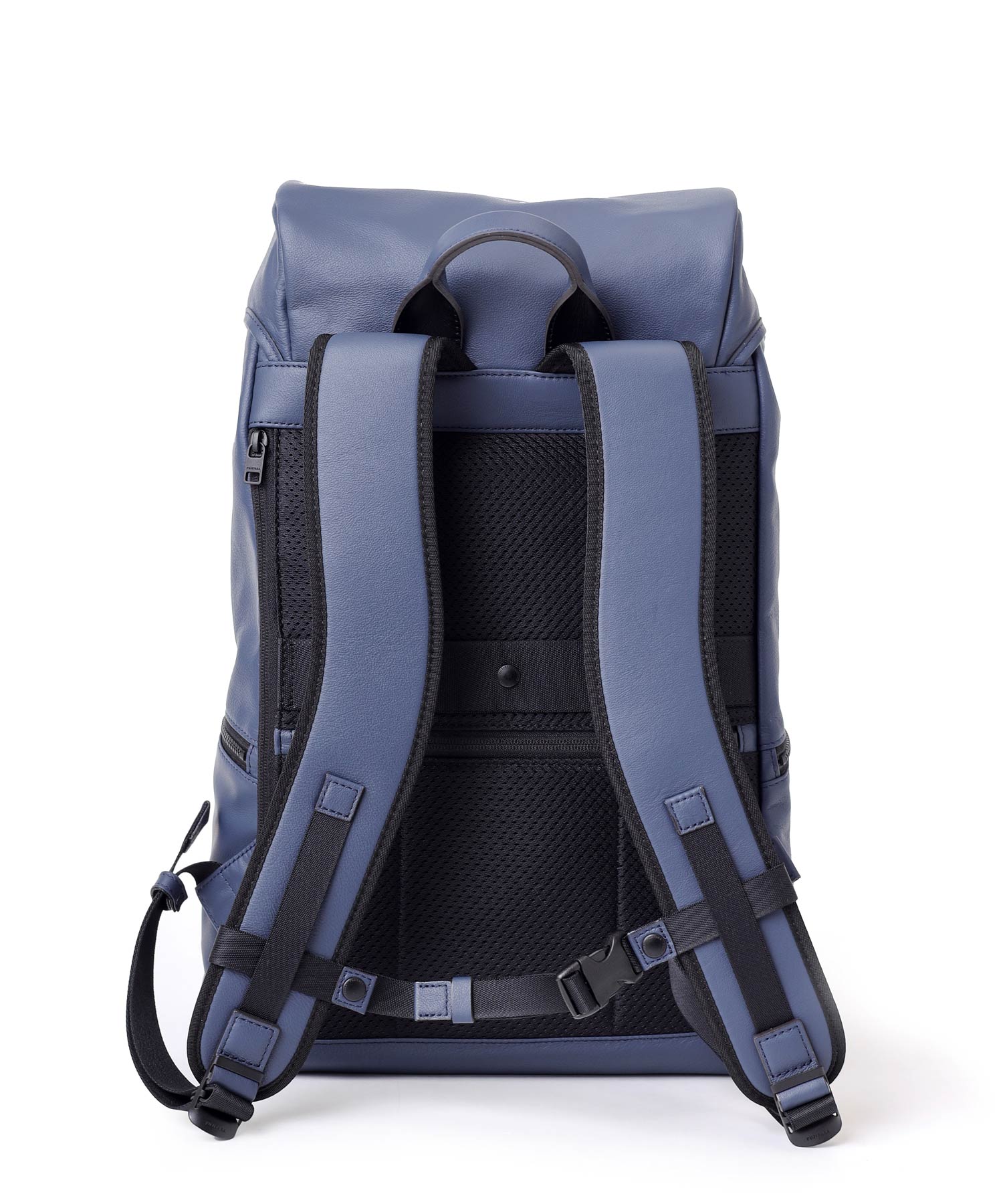FUJITAKA|Locus 皮革後背包 (深藍)