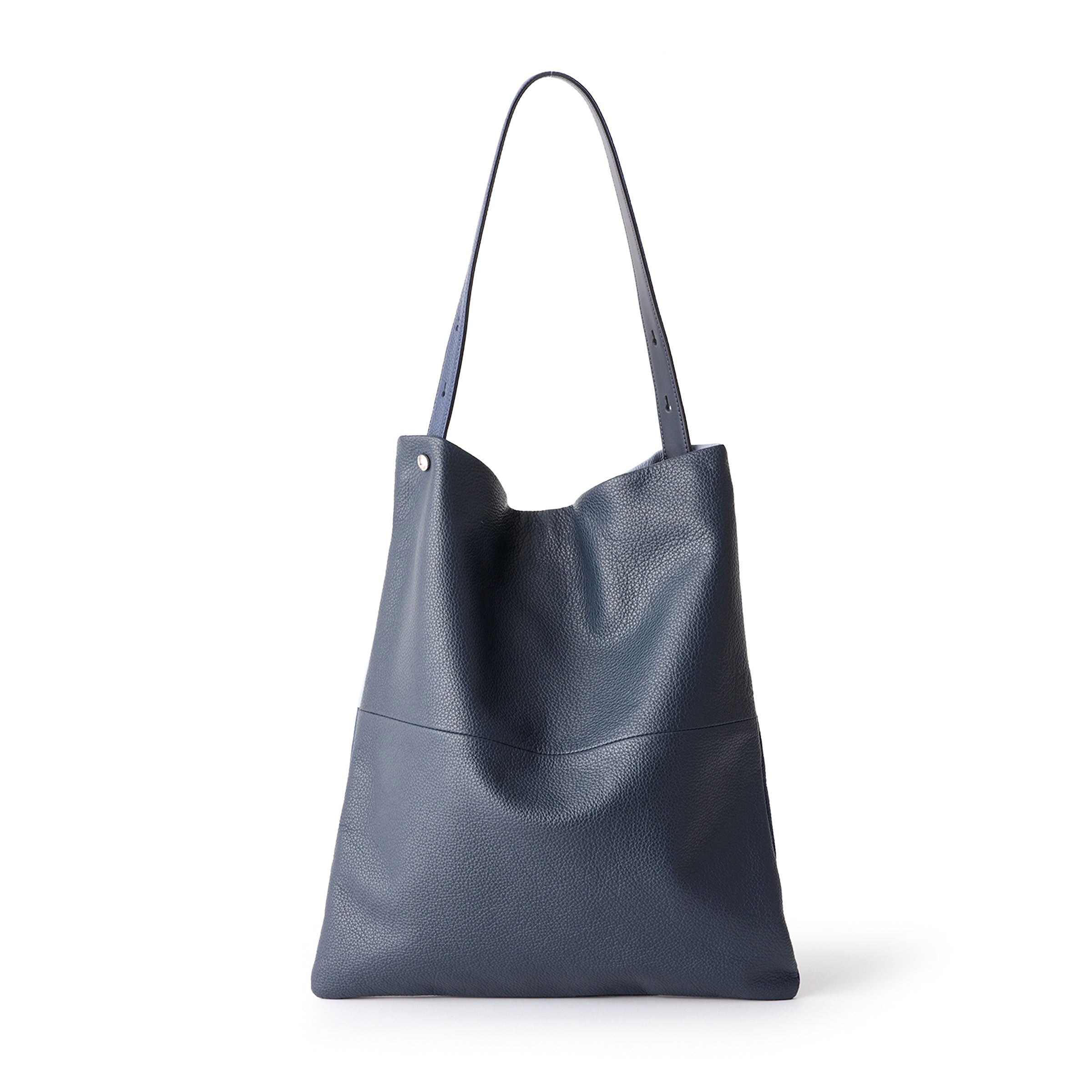 FUJITAKA|Seam A4 輕鬆簡單托特包 (深藍/淺藍)