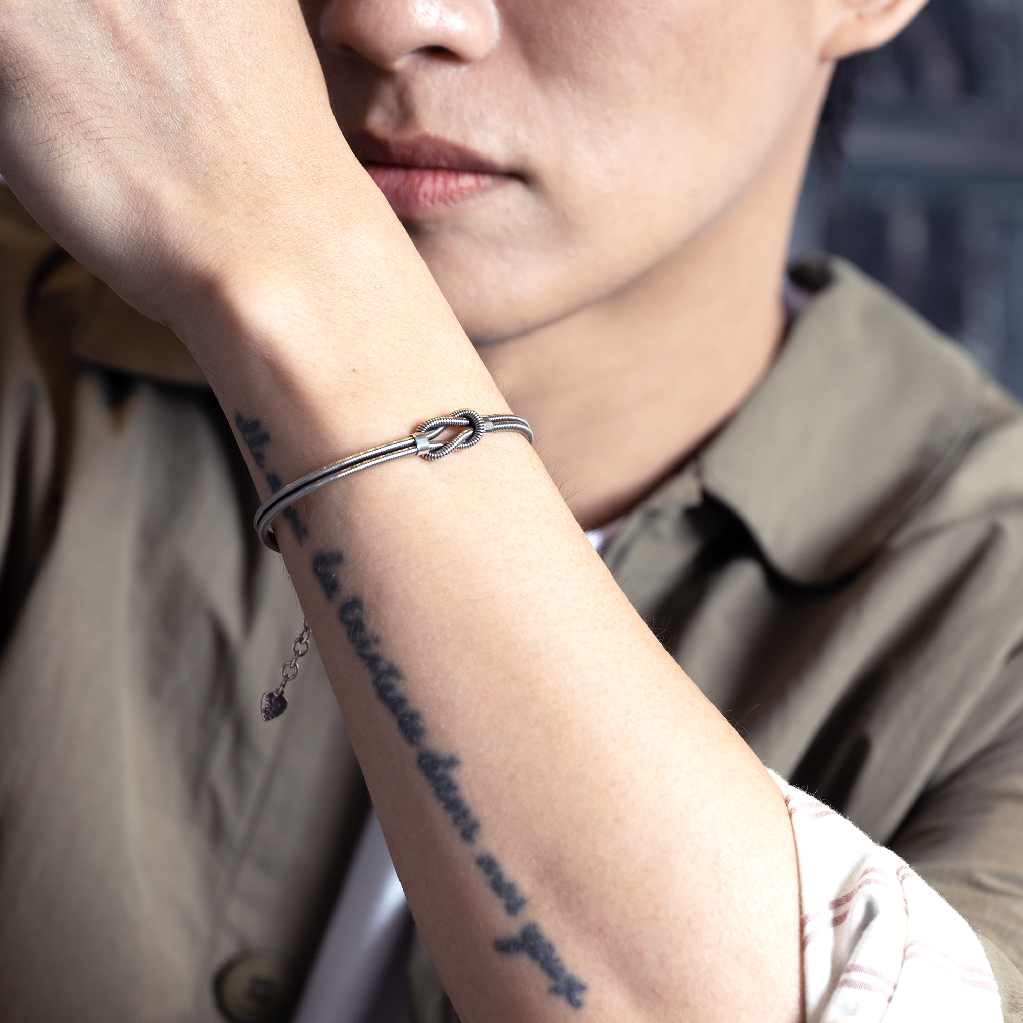 SING A SONG|一弦一念 金屬手鍊 B