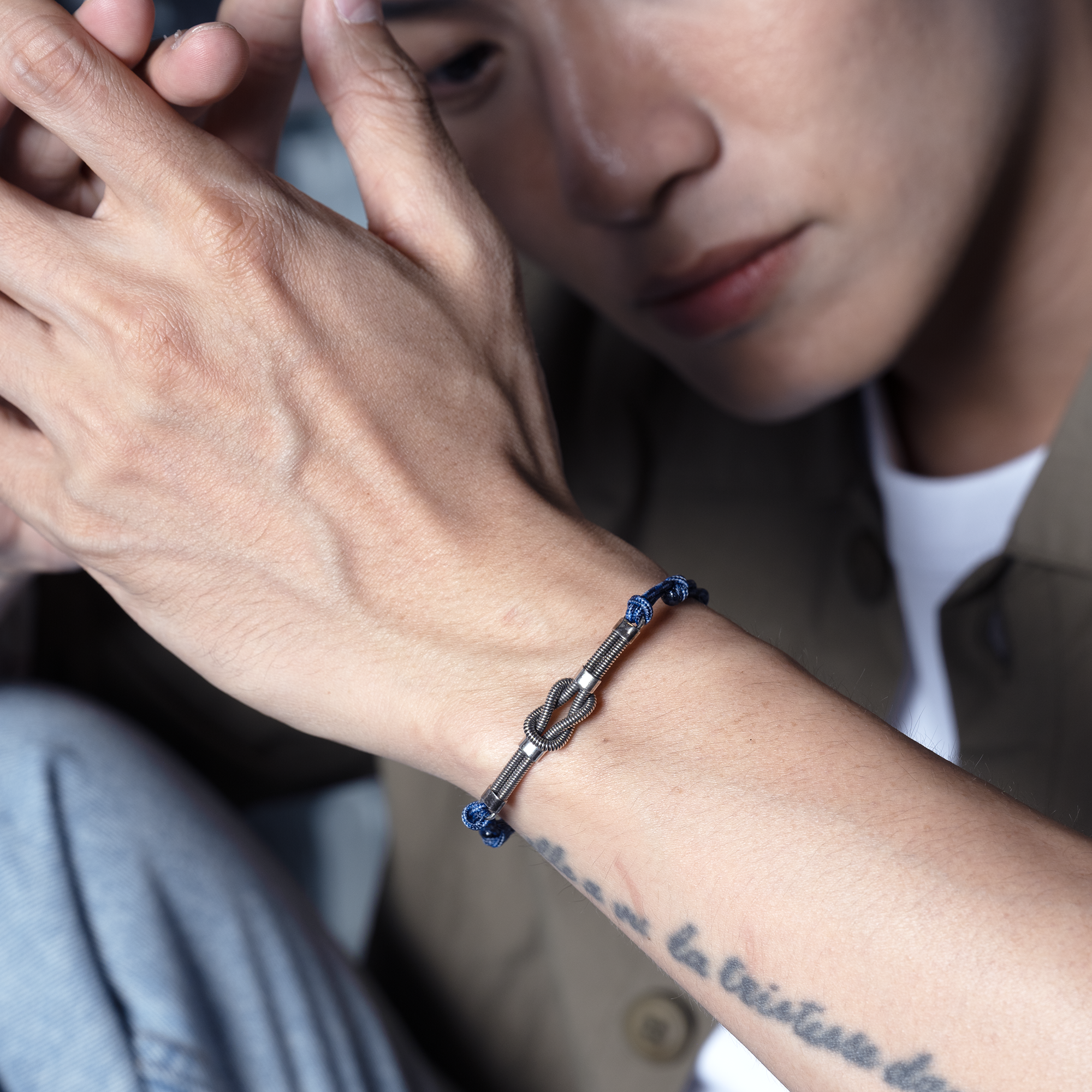 SING A SONG|一弦一念 繩結手鍊 B (藍)