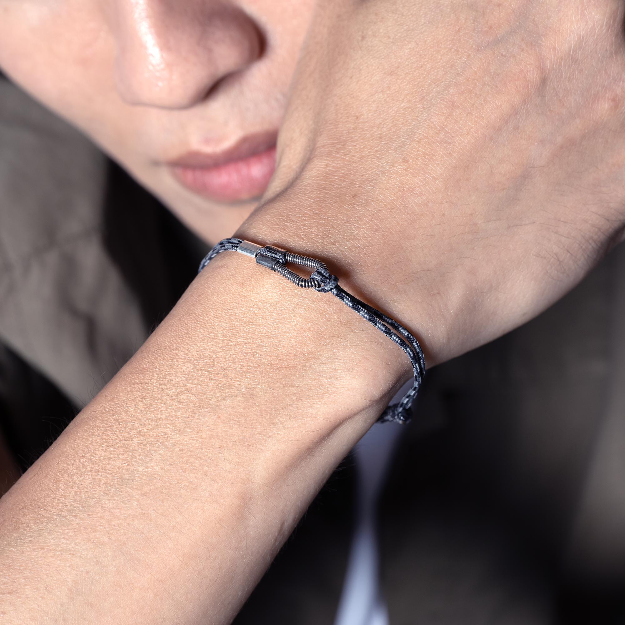 SING A SONG|一弦一念 繩結手鍊 C (黑)