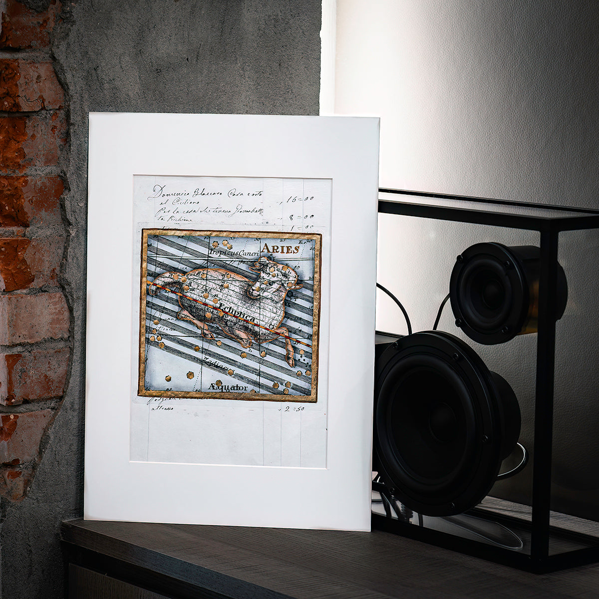 古董星座圖紙|牡羊座