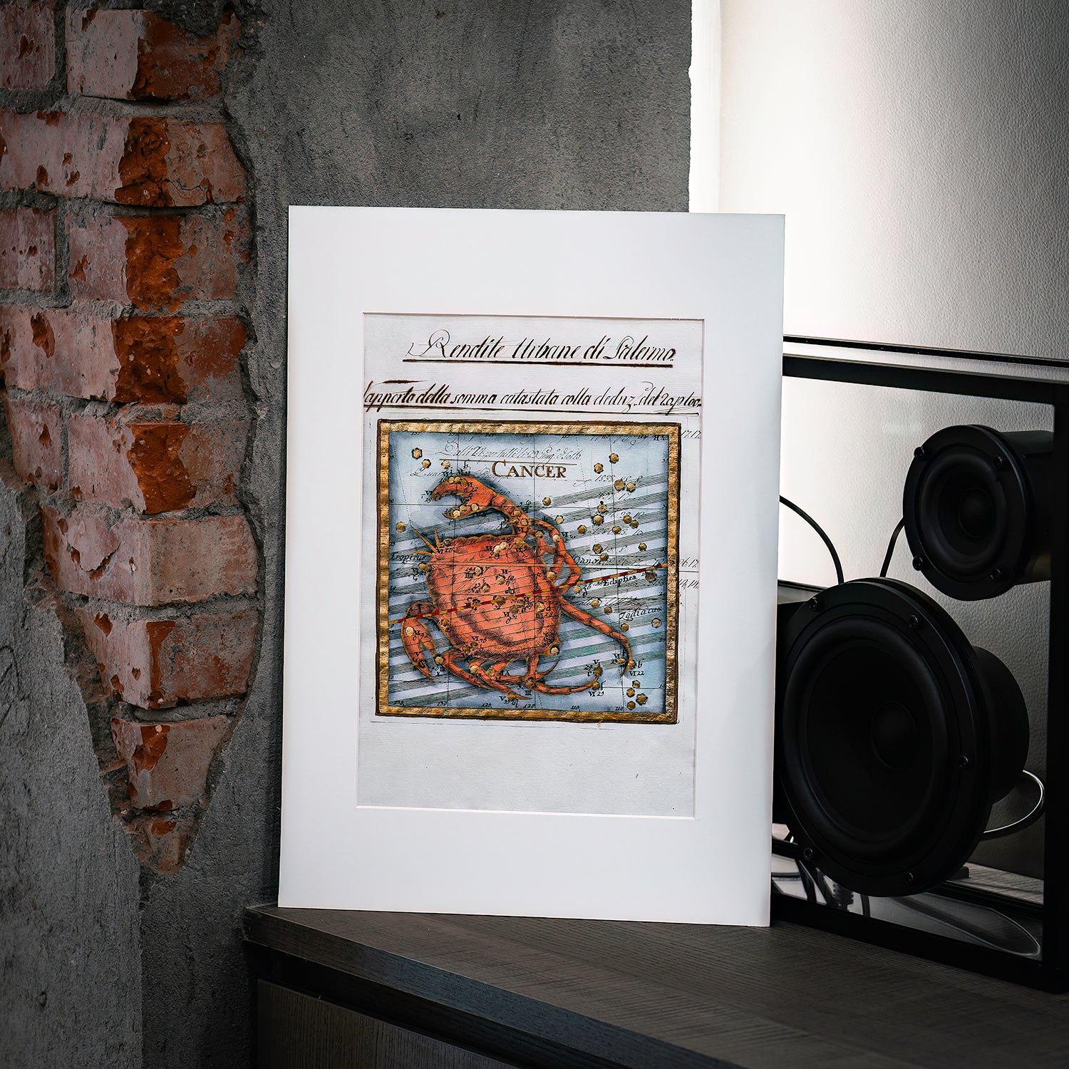 古董星座圖紙|巨蟹座