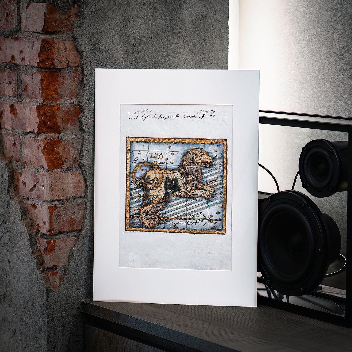 古董星座圖紙|獅子座