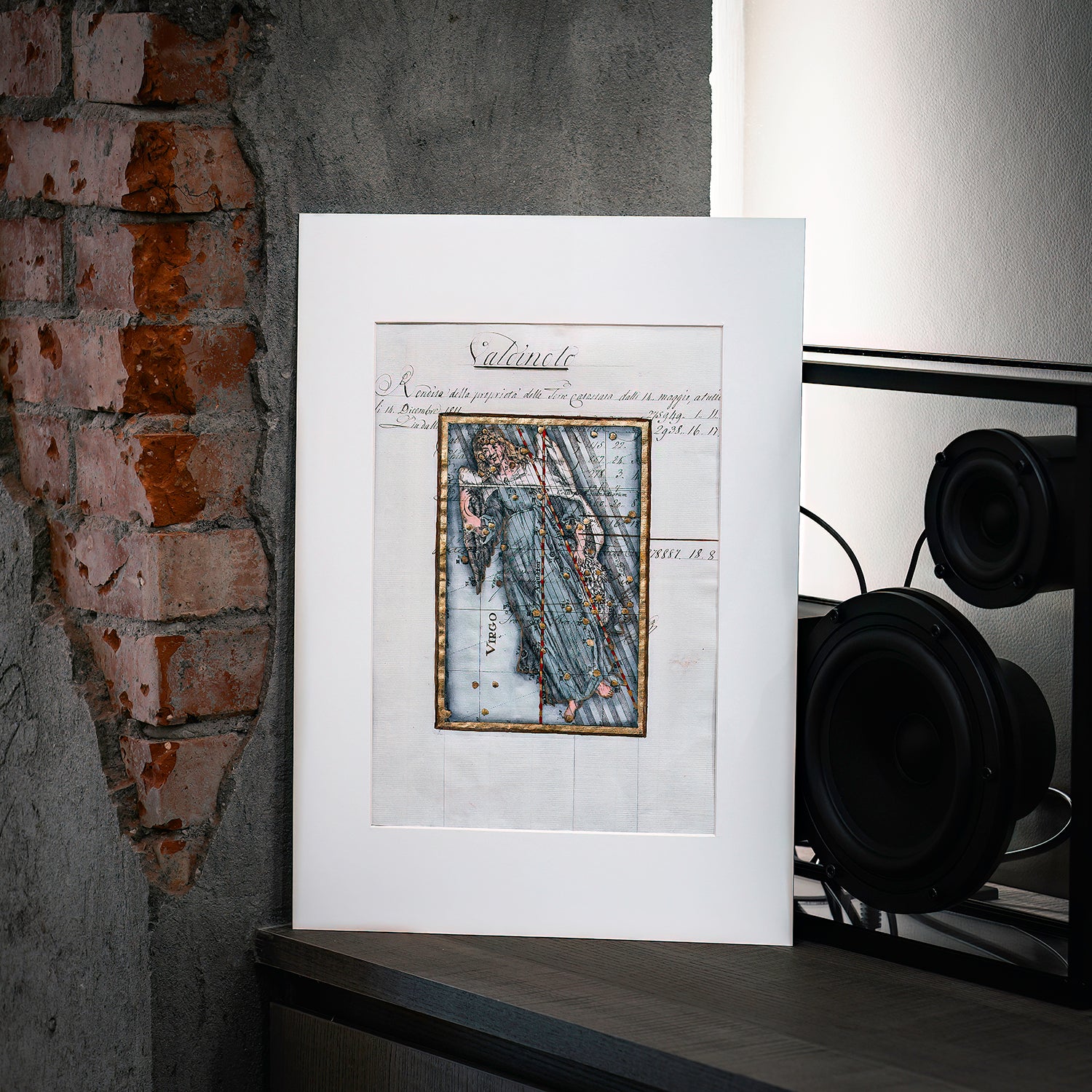 古董星座圖紙|處女座