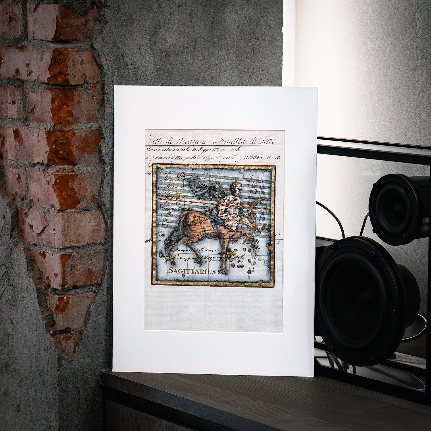 古董星座圖紙|射手座