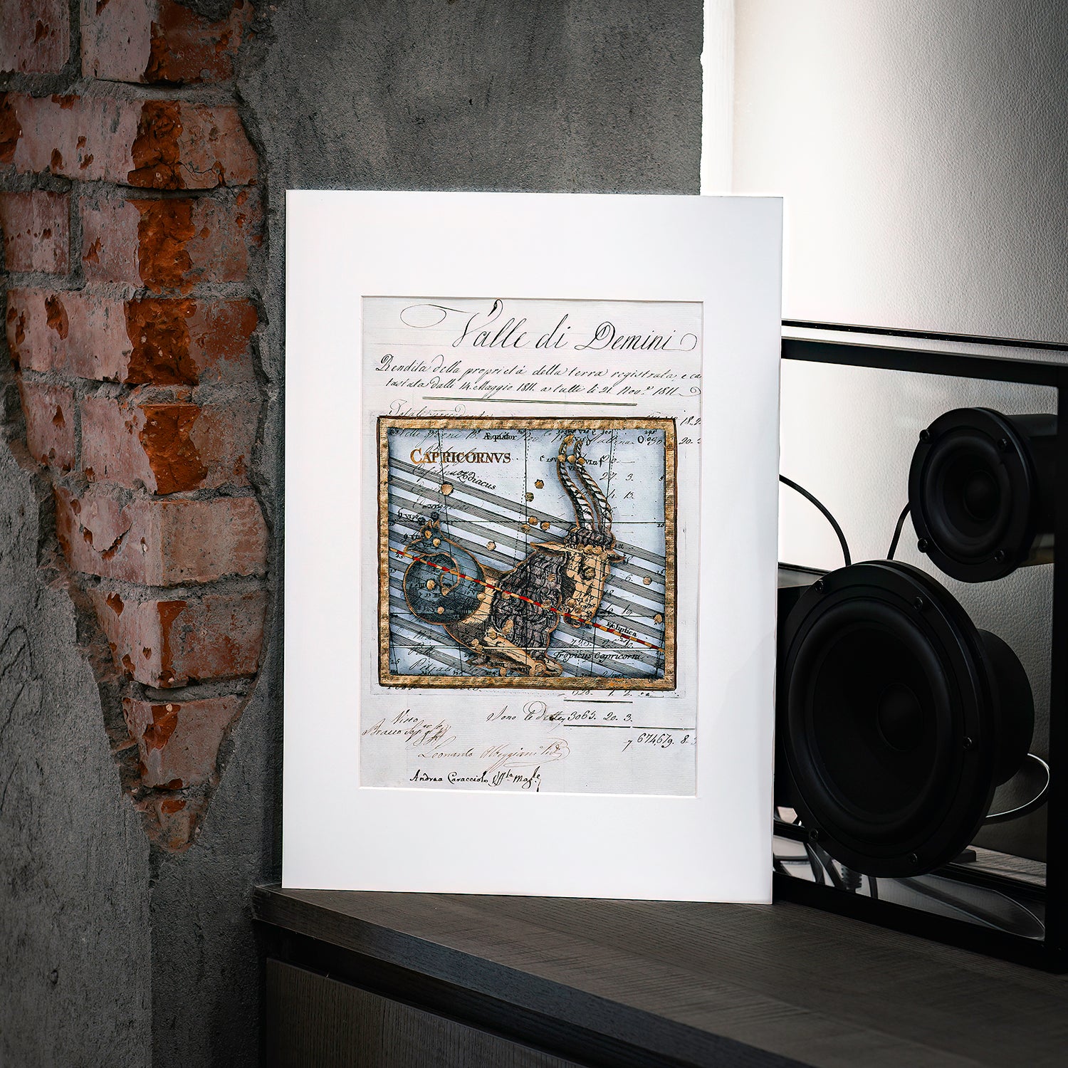 古董星座圖紙|摩羯座