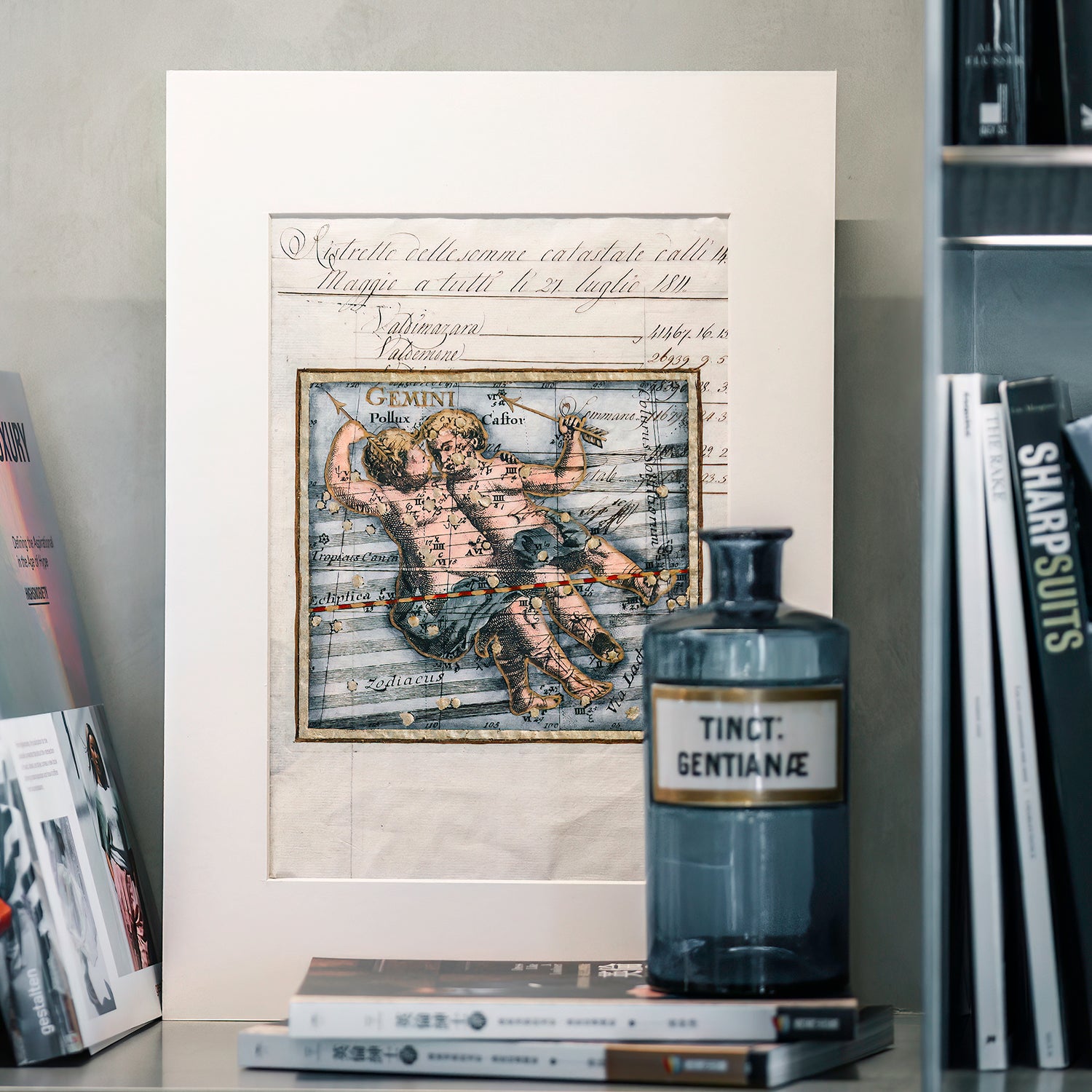 古董星座圖紙|雙子座