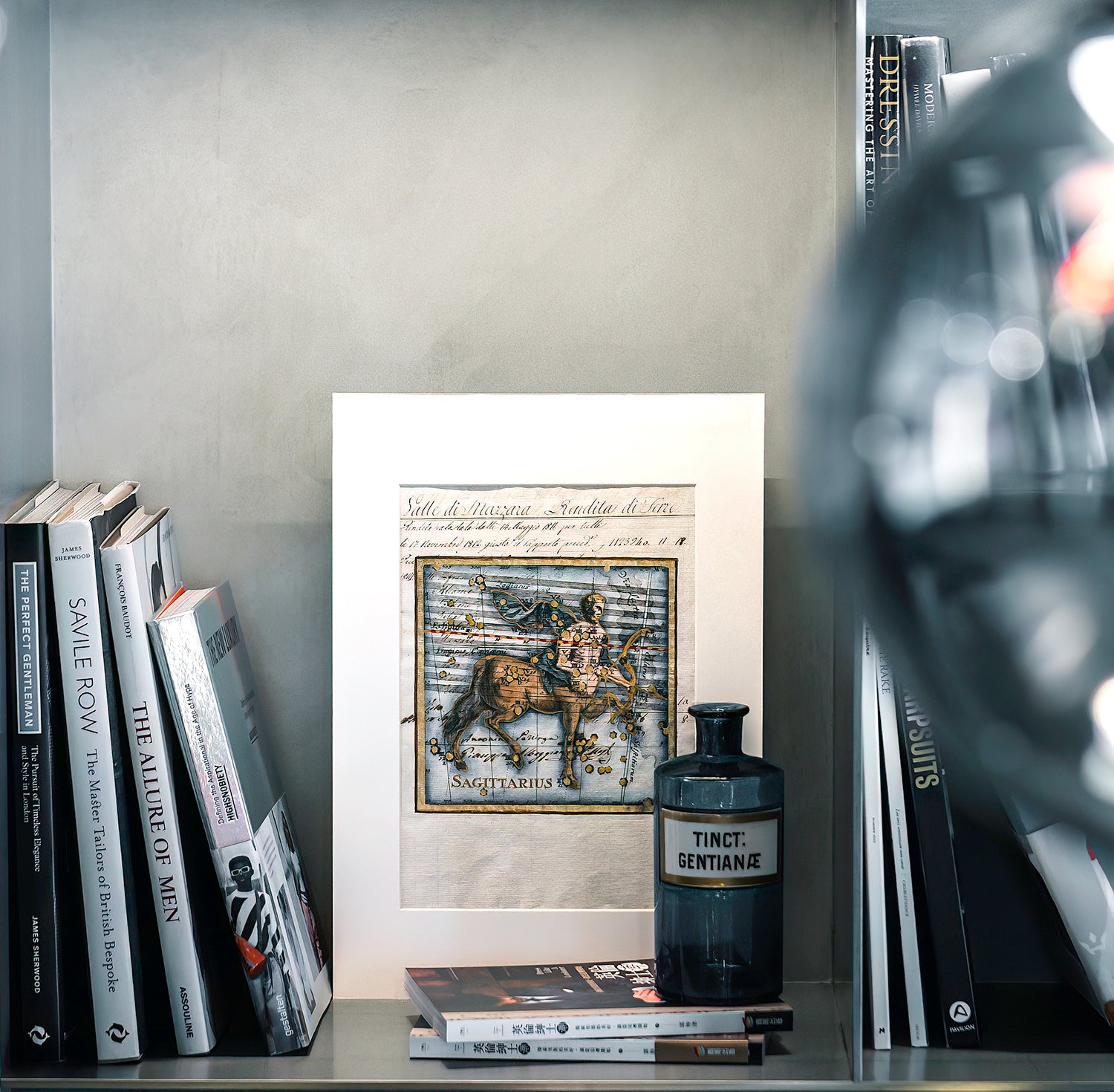 古董星座圖紙|射手座