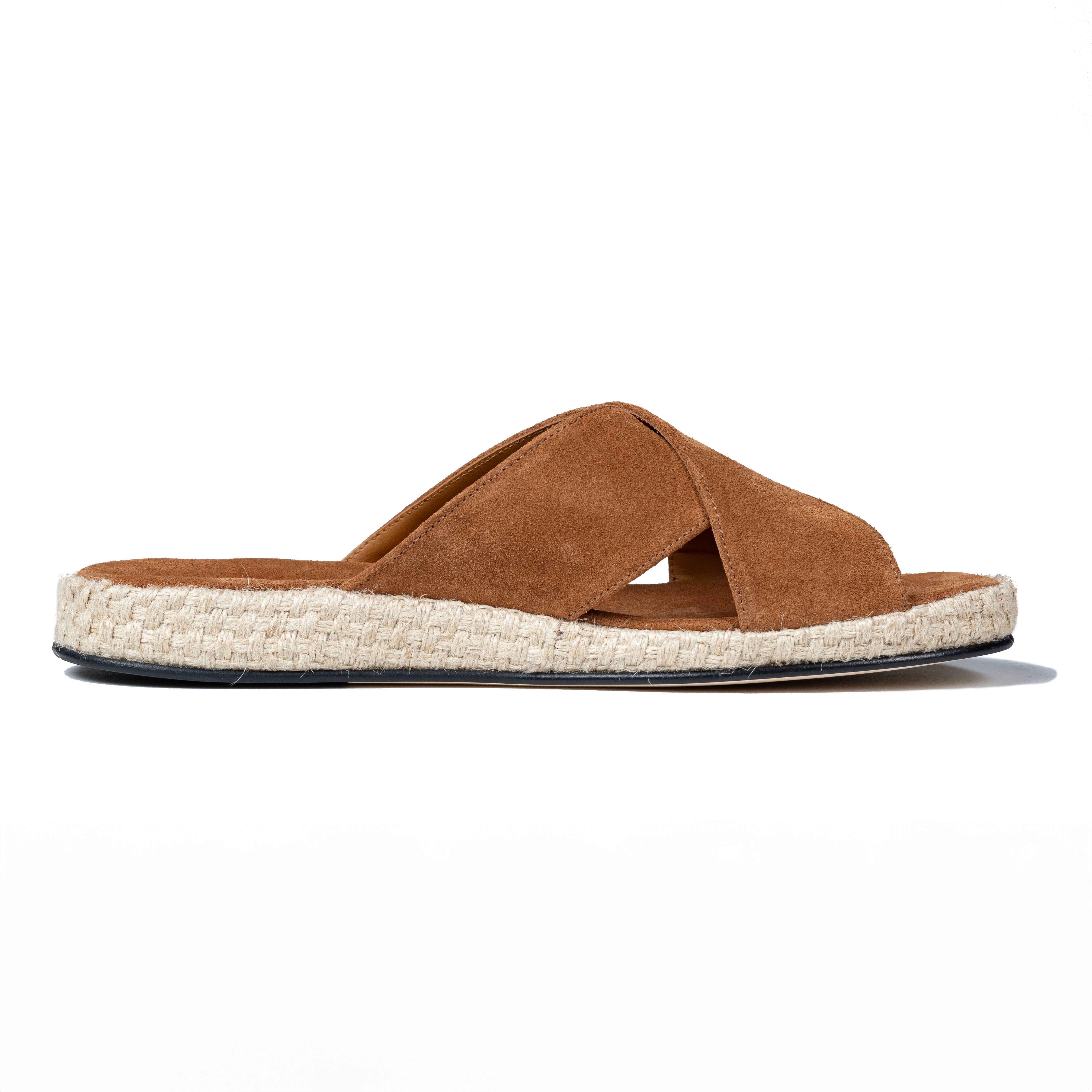 FARFALLA|麂皮涼鞋 (駝色)