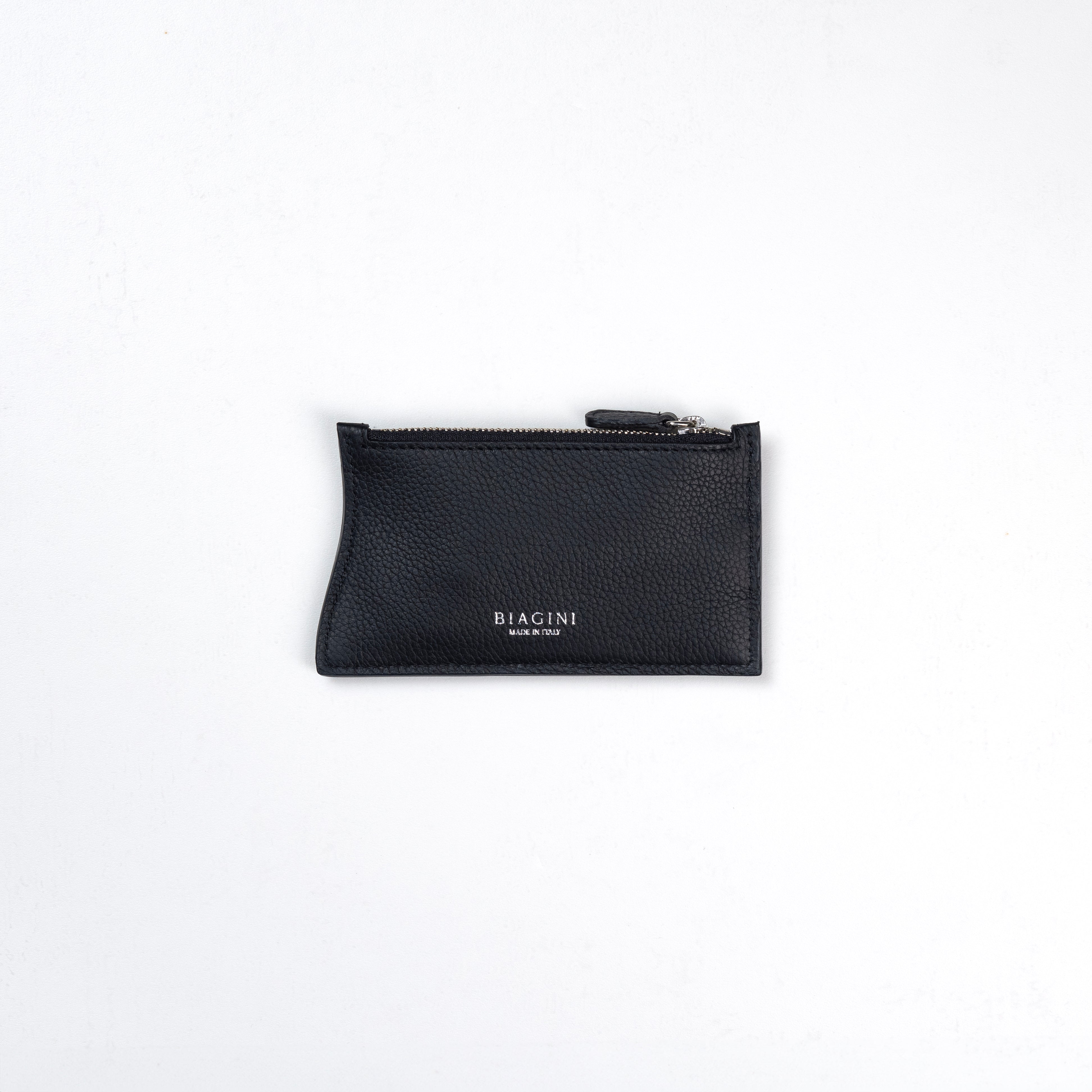 BIAGINI|經典波浪小卡夾 (黑)