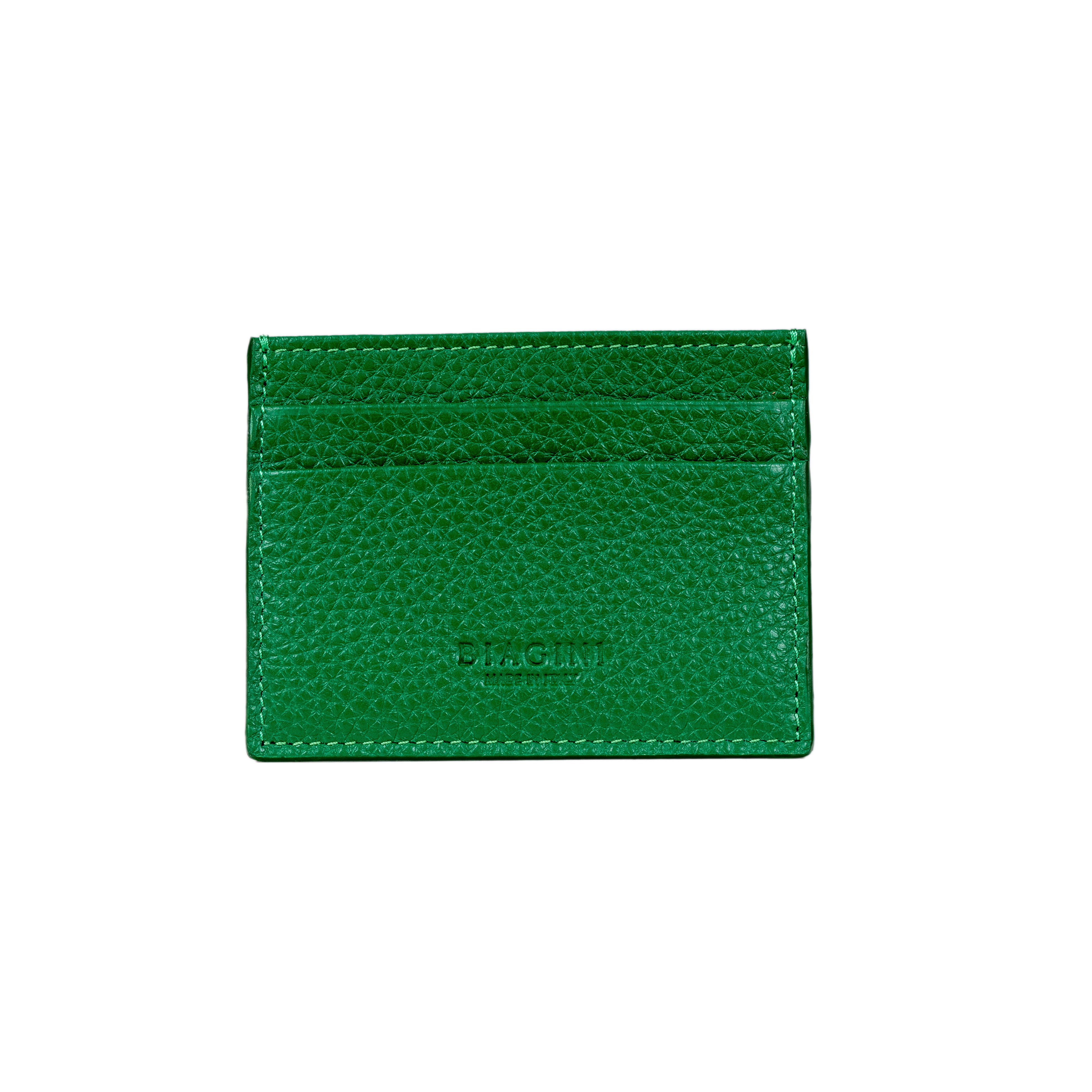 BIAGINI|簡單小卡夾 (綠色)