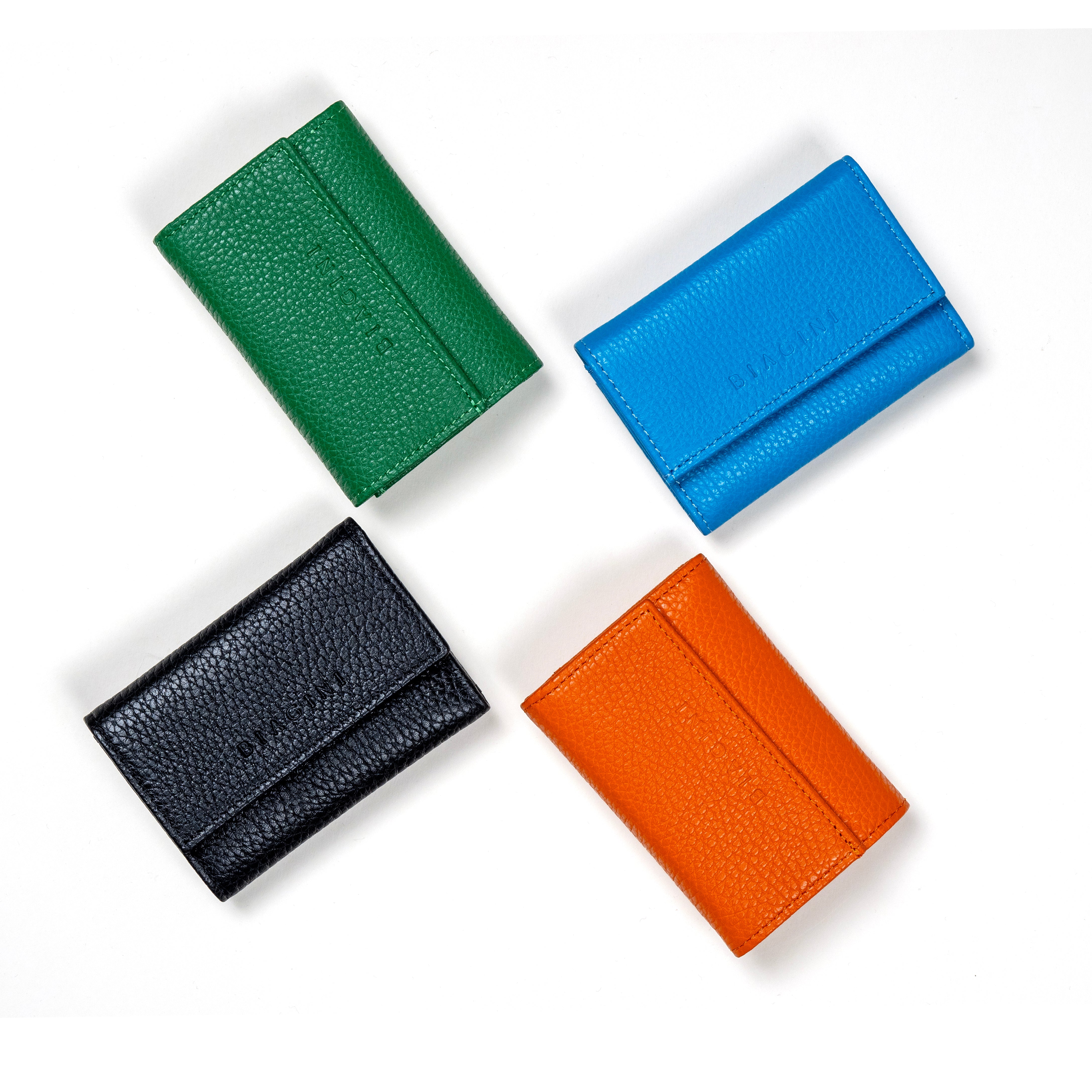 BIAGINI|折疊小卡夾 (藍色)