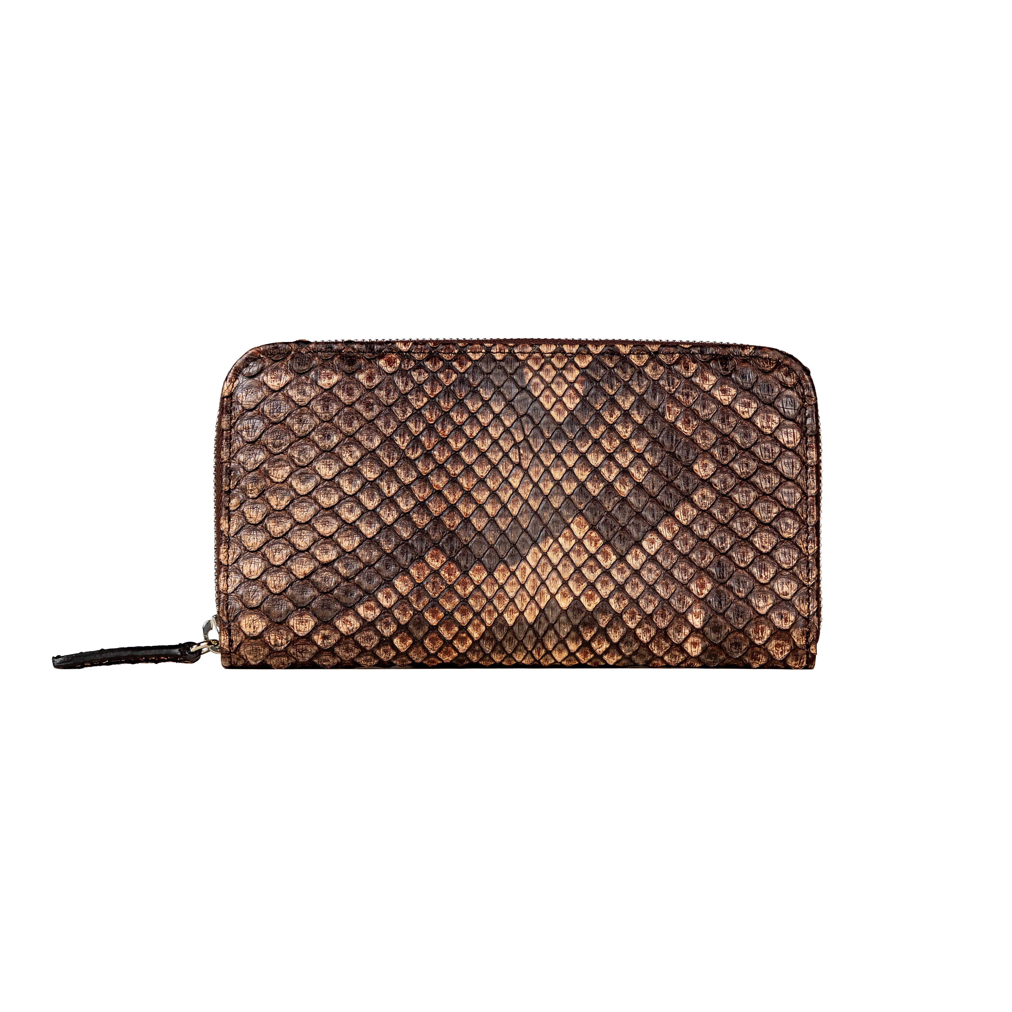 BIAGINI|Notte 皮革拉鍊長夾 (夜行棕)