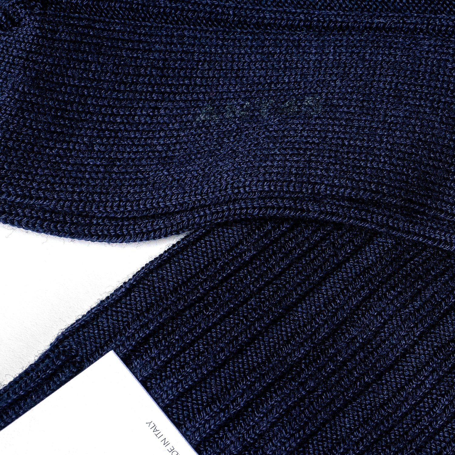 ANT45|Cashwool 羊毛中筒襪 (海軍藍)