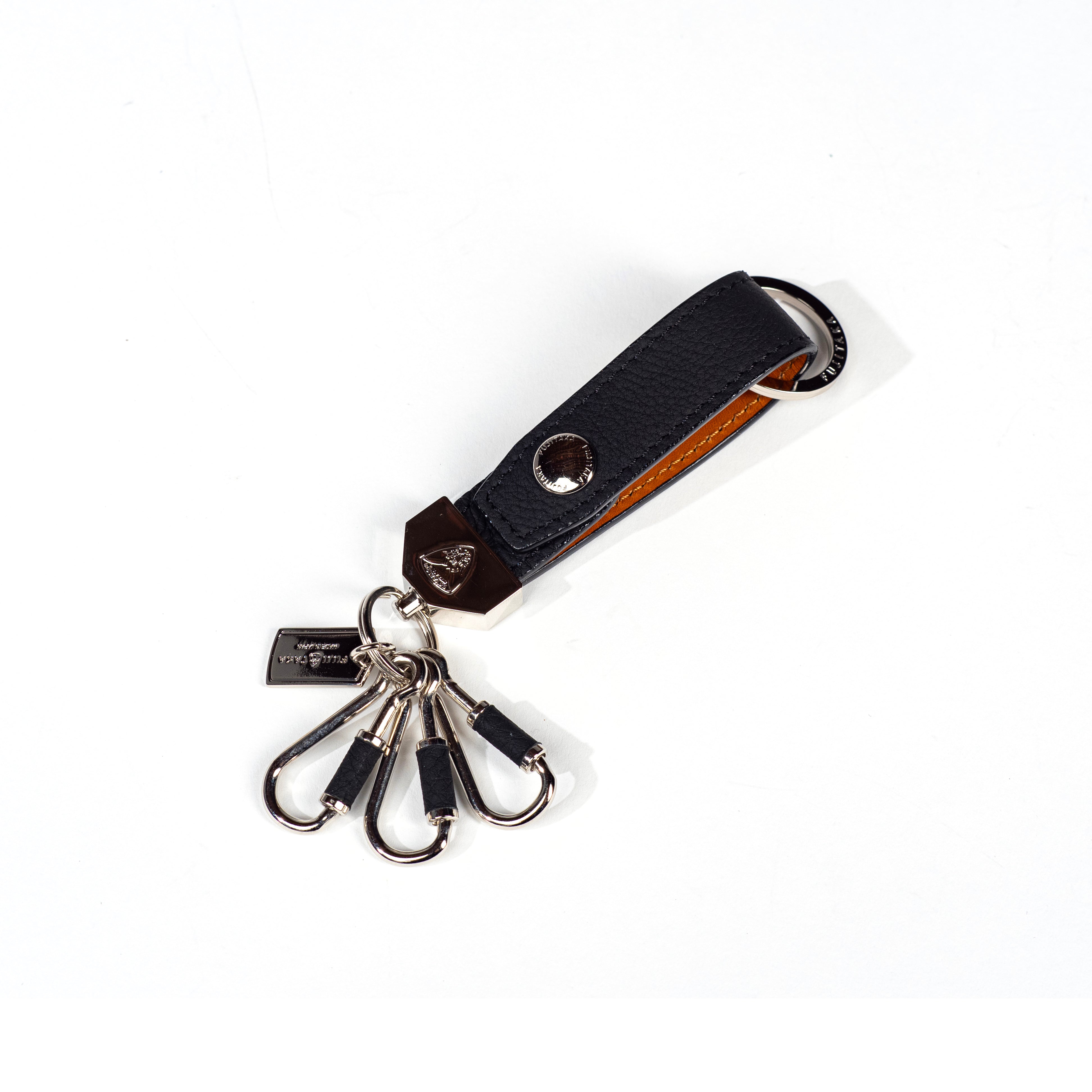 FUJITAKA|Bubble 鑰匙扣環 (黑)