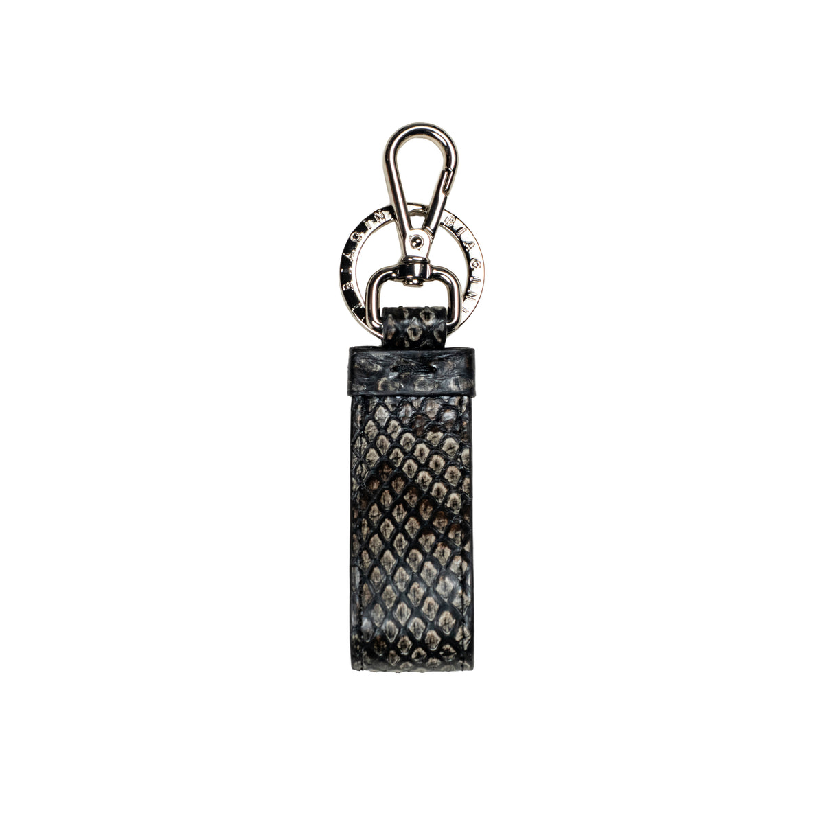 BIAGINI|NOTTE 皮革鑰匙圈(夜行灰)
