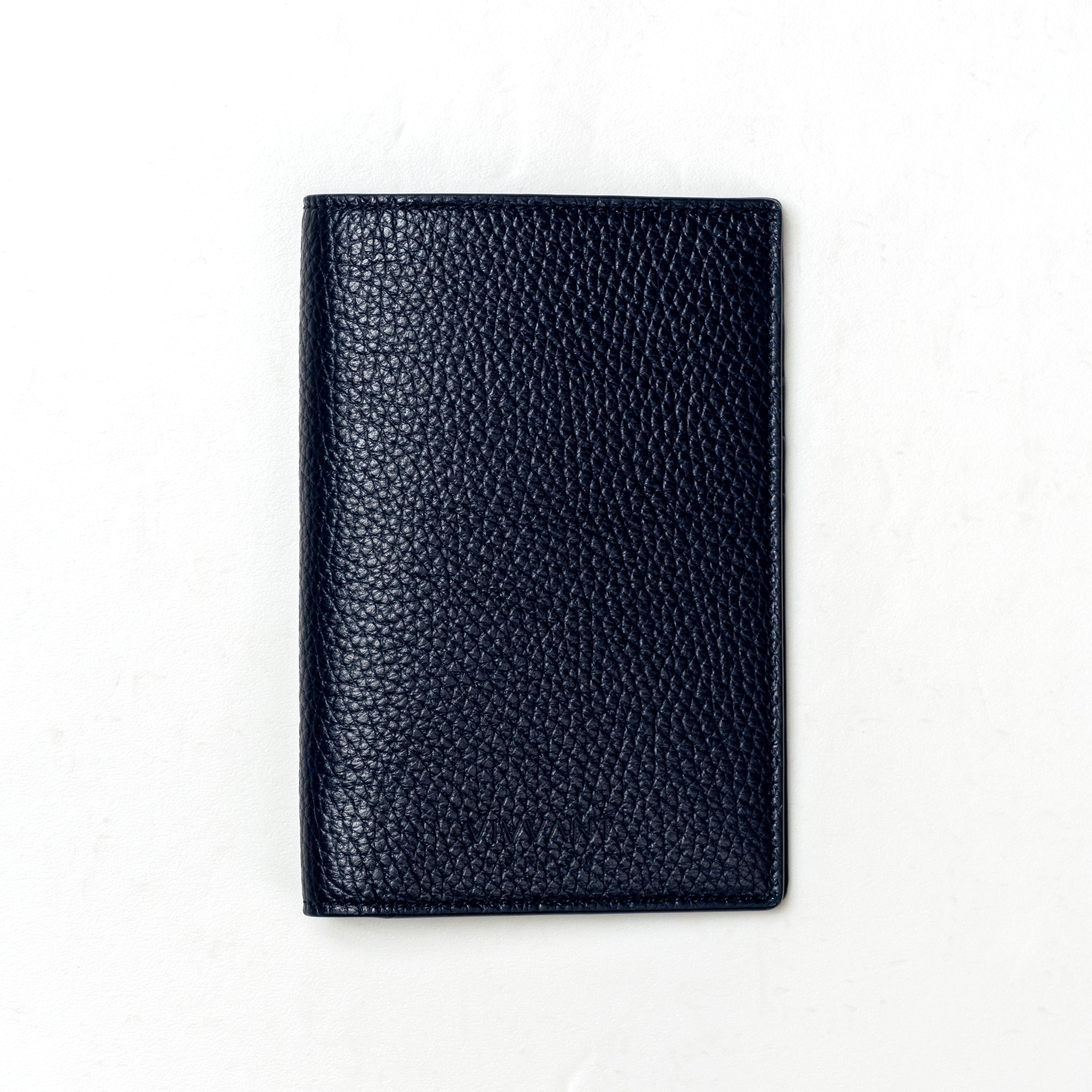 VIVVANT|經典皮革護照套 (藍)