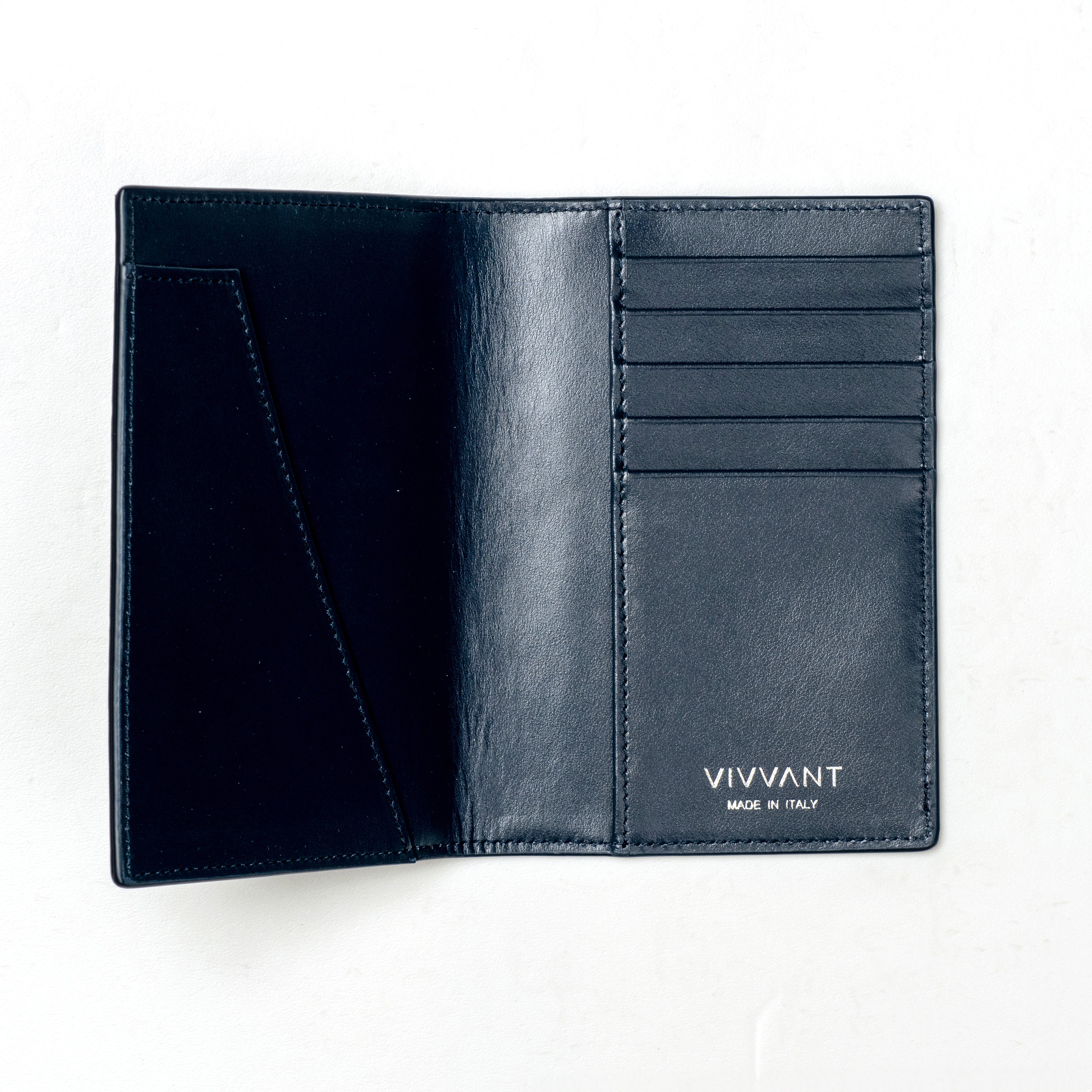 VIVVANT|經典皮革護照套 (藍)