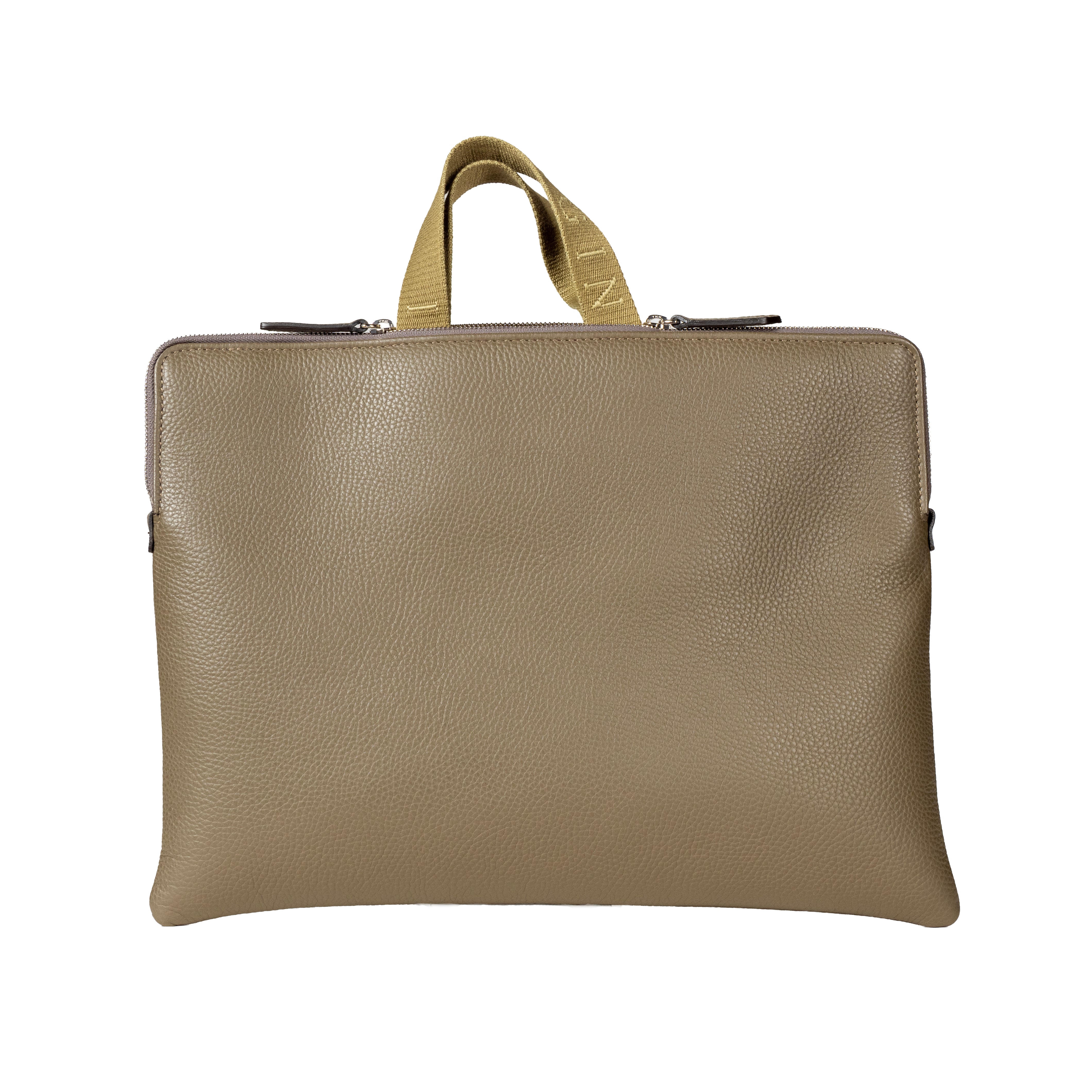 BIAGINI|簡單輕鬆電腦包 (深棕綠)