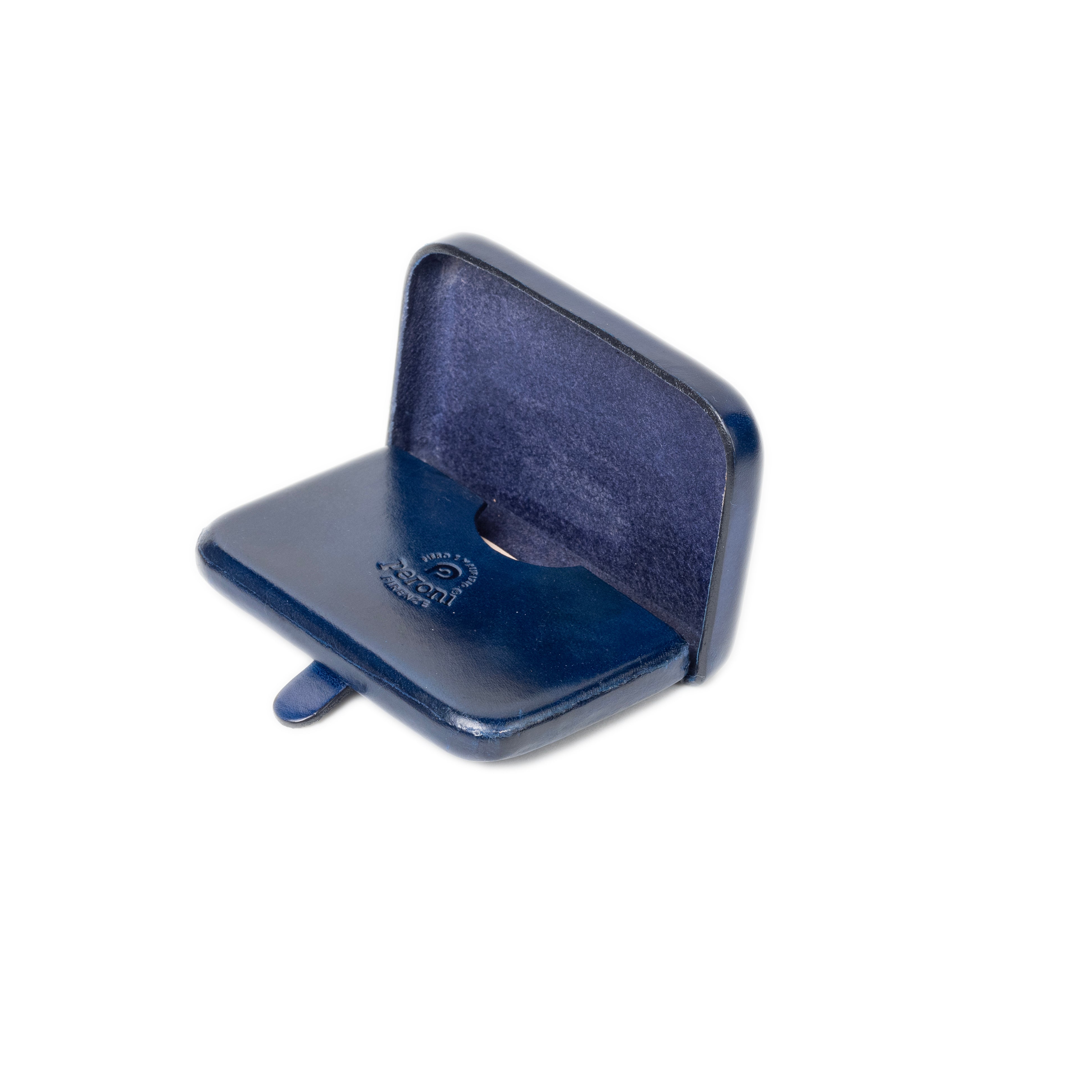 Peroni Firenze 長方形卡夾 (深藍)