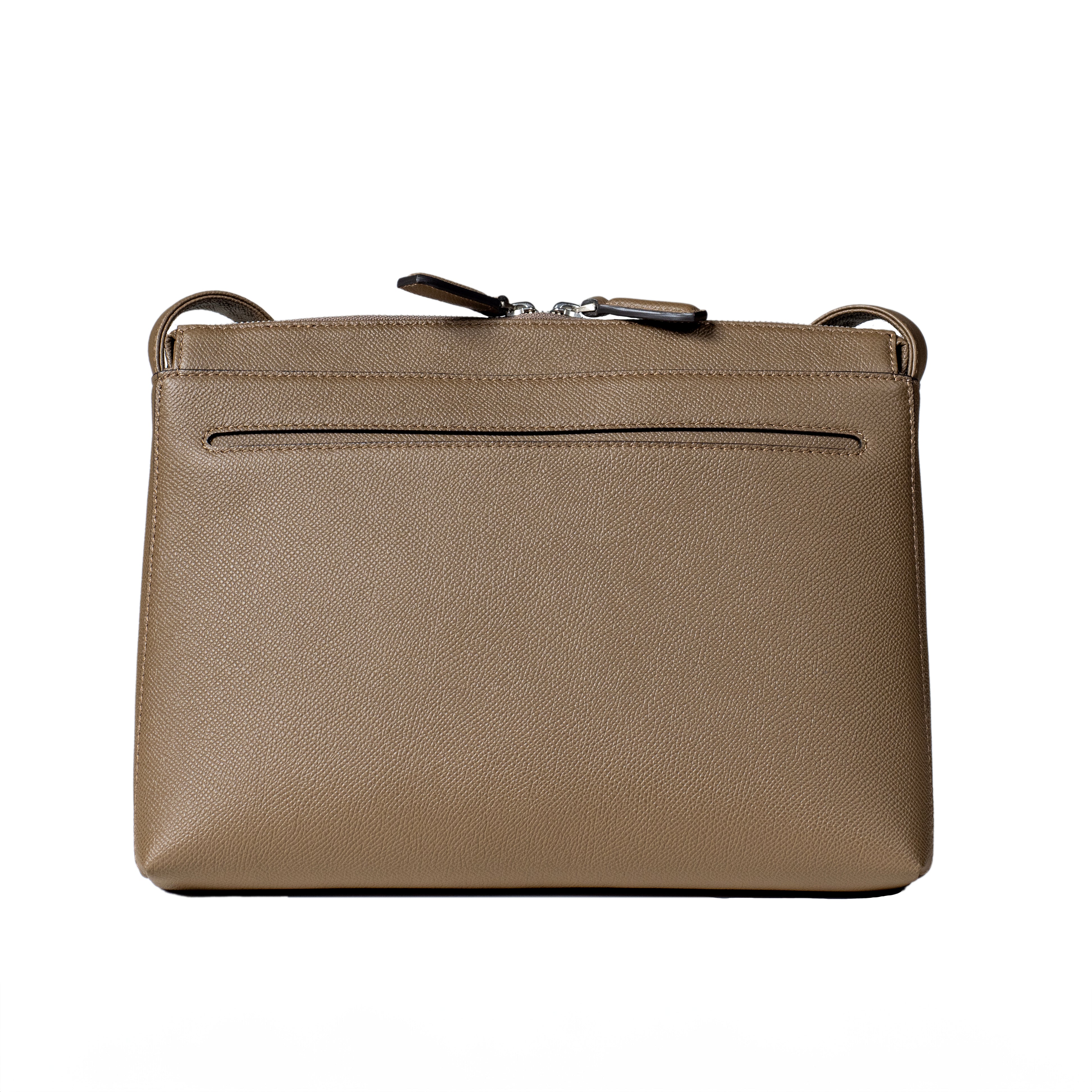 FUJITAKA|Villa 皮革肩背包 (卡其棕)