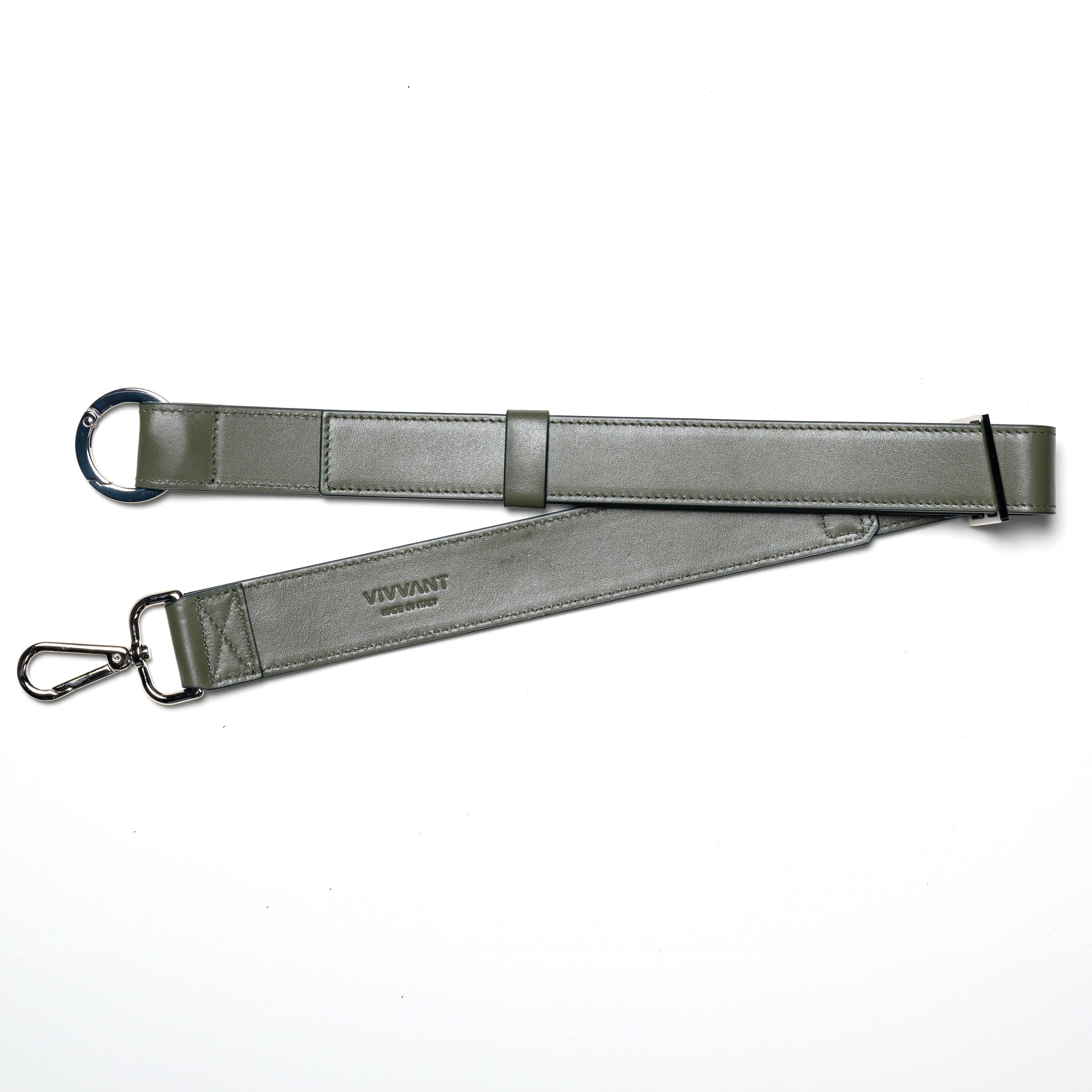 VIVVANT|皮革多功能揹帶 (軍綠)