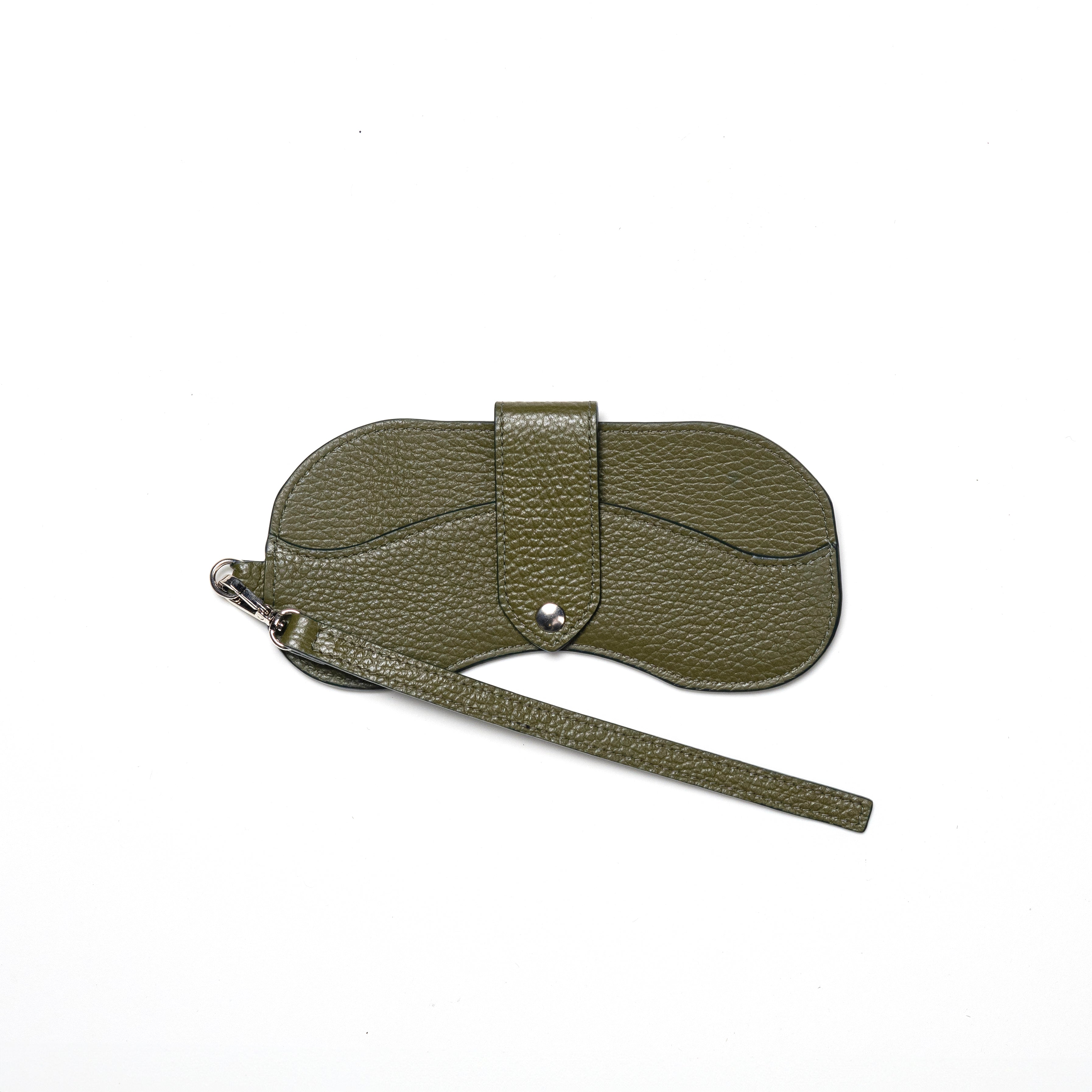 VIVVANT|皮革墨鏡套 (軍綠)