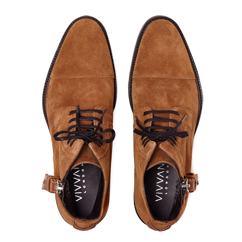 VIVVANT|Snowdon 駝色麂皮軍靴