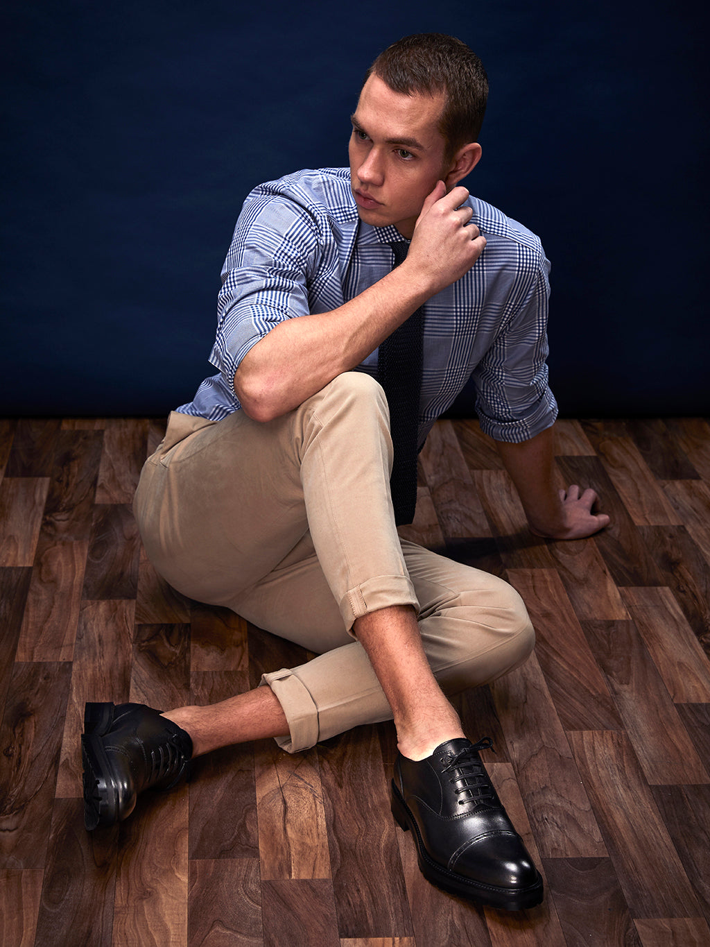 VIVVANT|Oliver 黑色牛津鞋