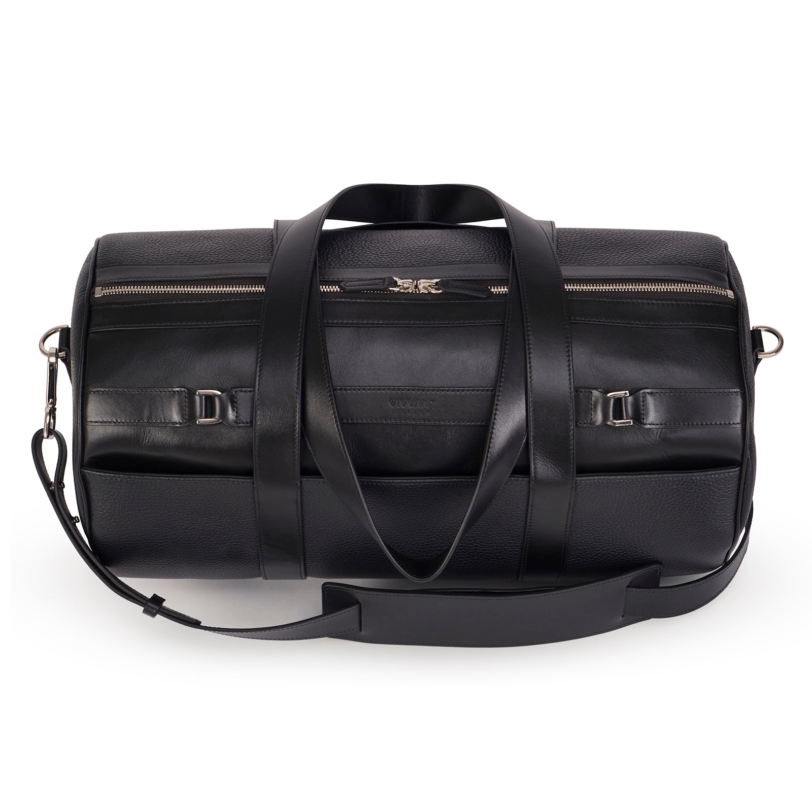 VIVVANT|On-My-Way 皮革輕旅袋 (黑)