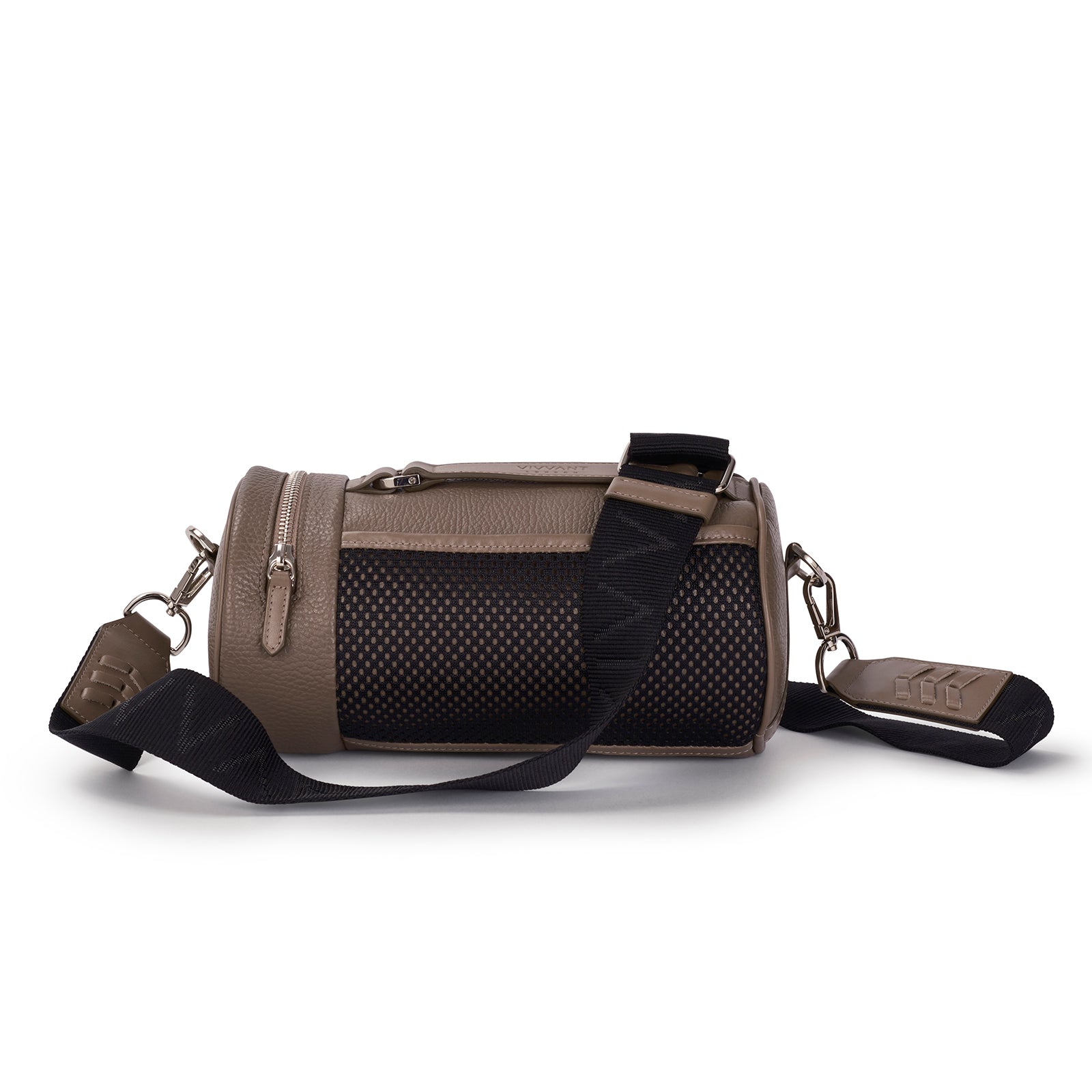 VIVVANT|On-My-Way 皮革圓筒小包 (卡其棕)