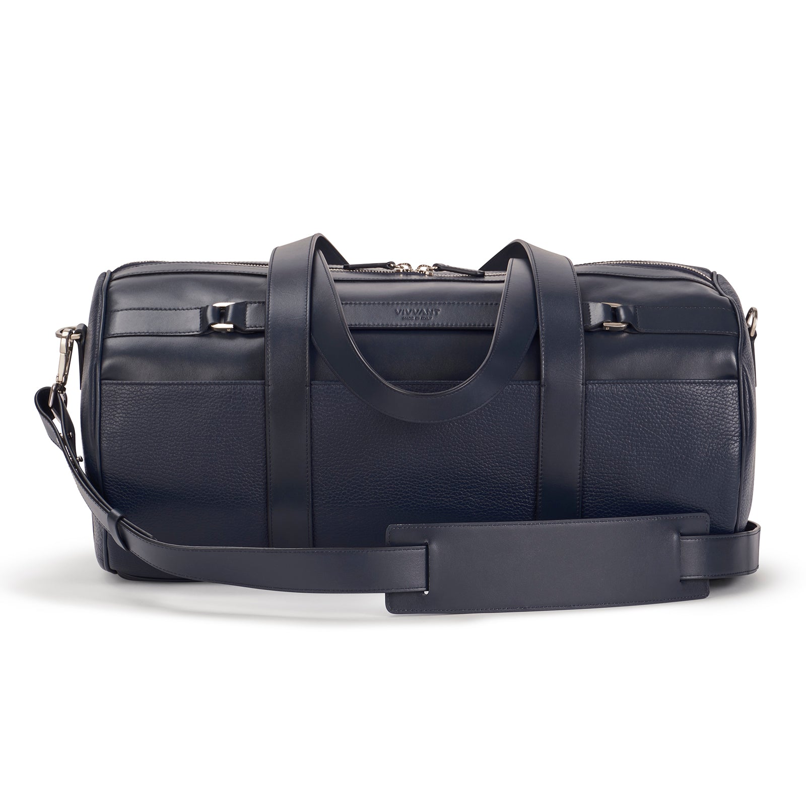 VIVVANT|On-My-Way 皮革輕旅袋 (海軍藍)